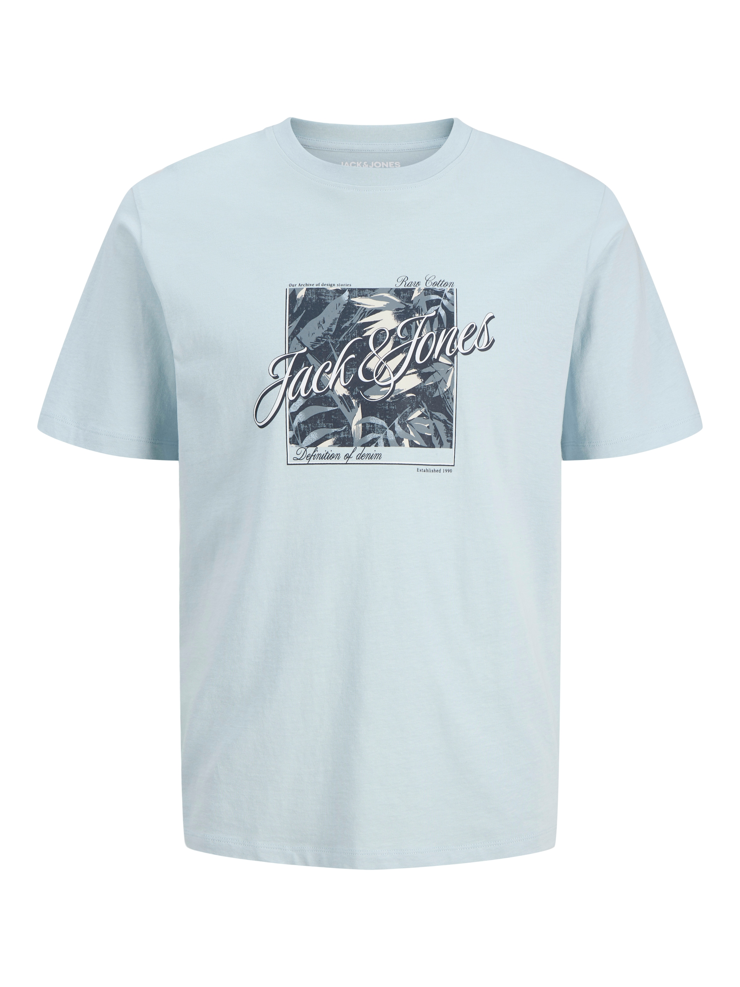 Jack & Jones Junior T-Shirt »JJHONOLULU SHAPE TEE SS CREW NECK JNR« mit Logoprint