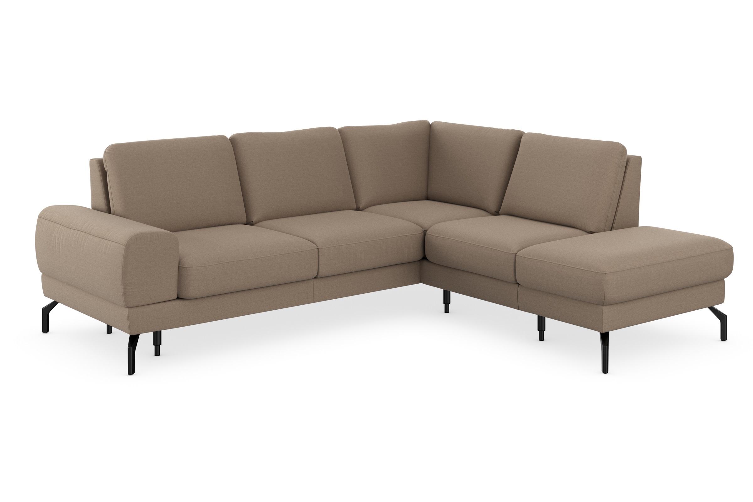 sit&more Ecksofa »Cinturo L-Form«, inklusive Sitztiefenverstellung und Federkern, Sitzhöhe 48 cm