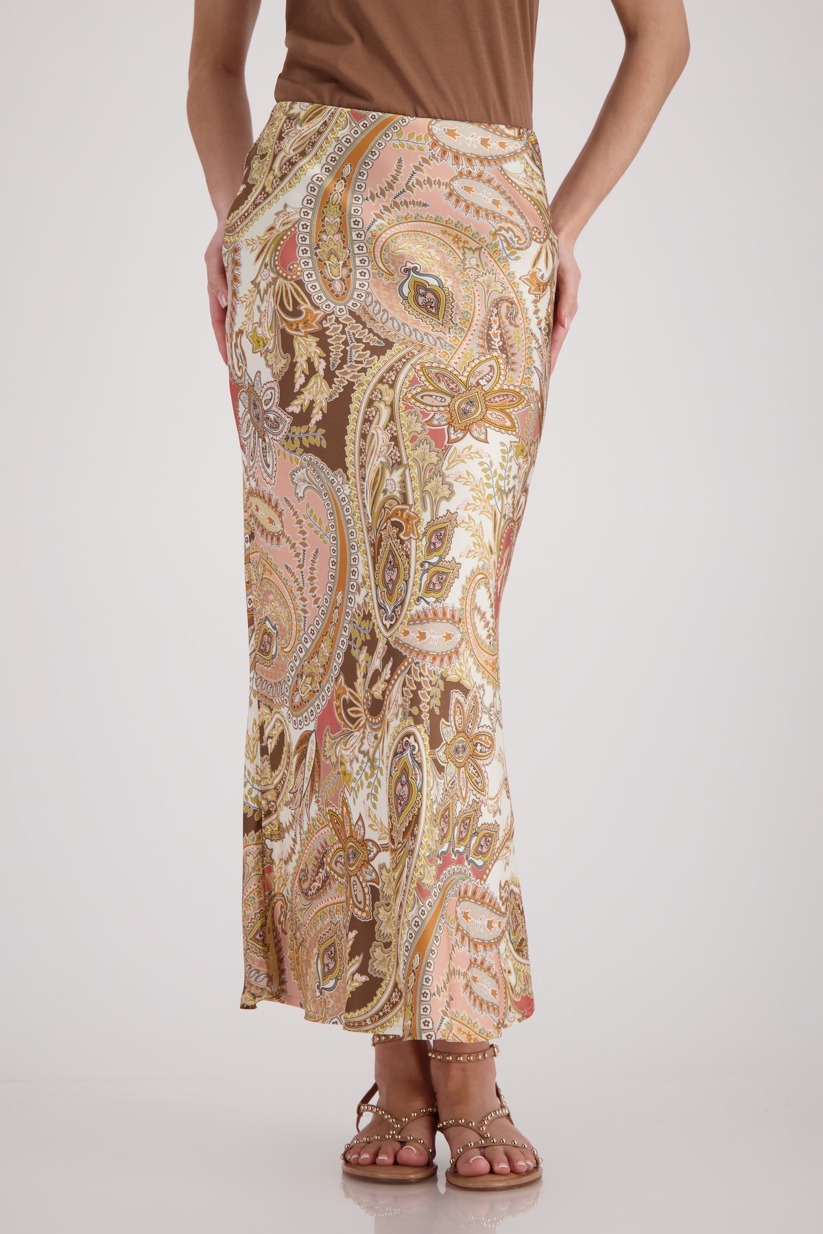 Monari Maxirock »Rock Paisleydruck allover« Regular fit mit Paisleymuster