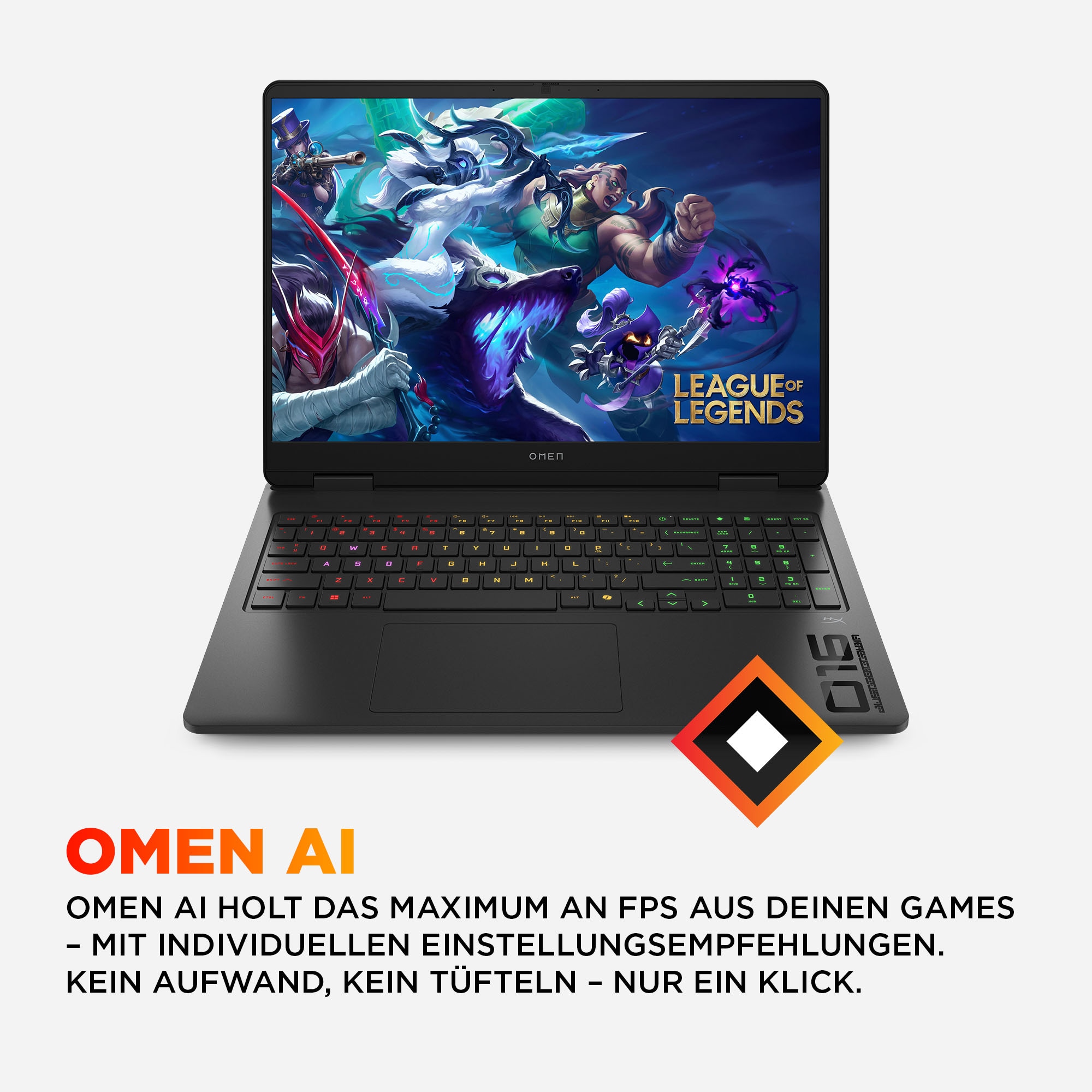 HP Gaming-Notebook »OMEN 16-am Intel« 40,6 cm / 16 ″ Intel Ultra 7 GeForceRTX5060 2.000 GB SSD