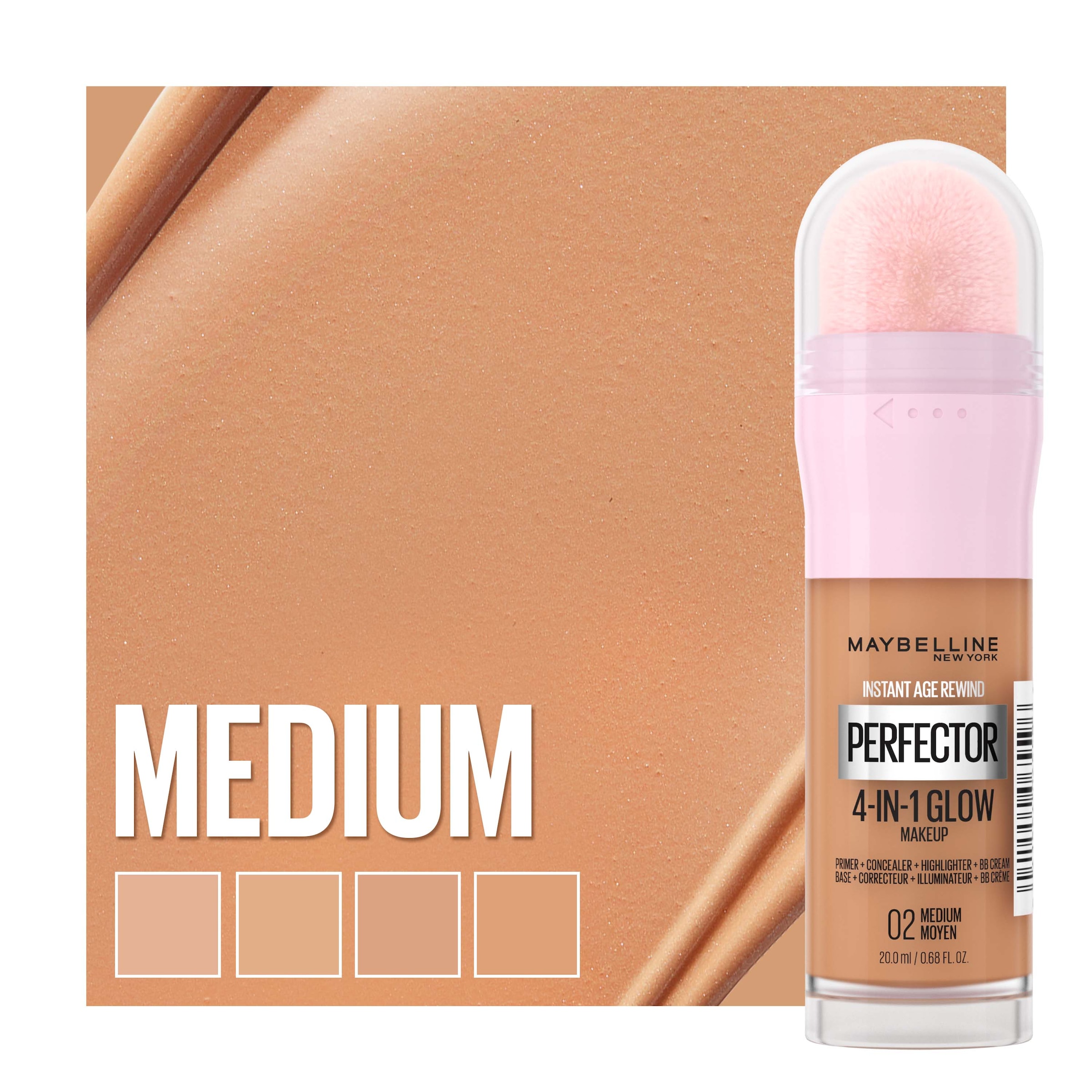 MAYBELLINE NEW YORK Schmink-Set »Maybelline New York Instant Perfector Glow + Concealer«, mit vielseitigen Kombinationsmöglichkeiten