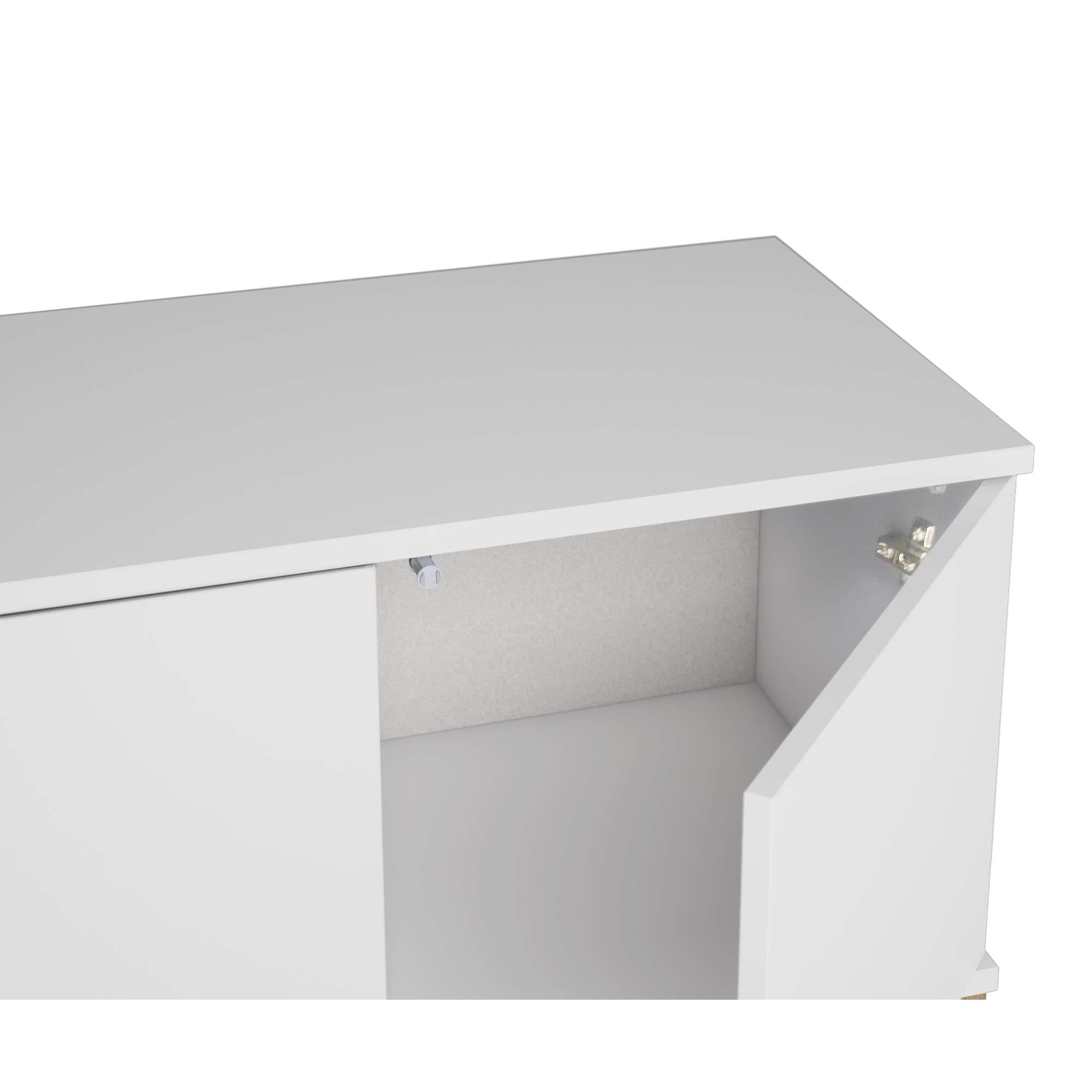 OTTO home Lowboard »Maryd« TV-Kommode mit Kabeldurchführung, Push-to-Open Funktion, Breite 200 cm