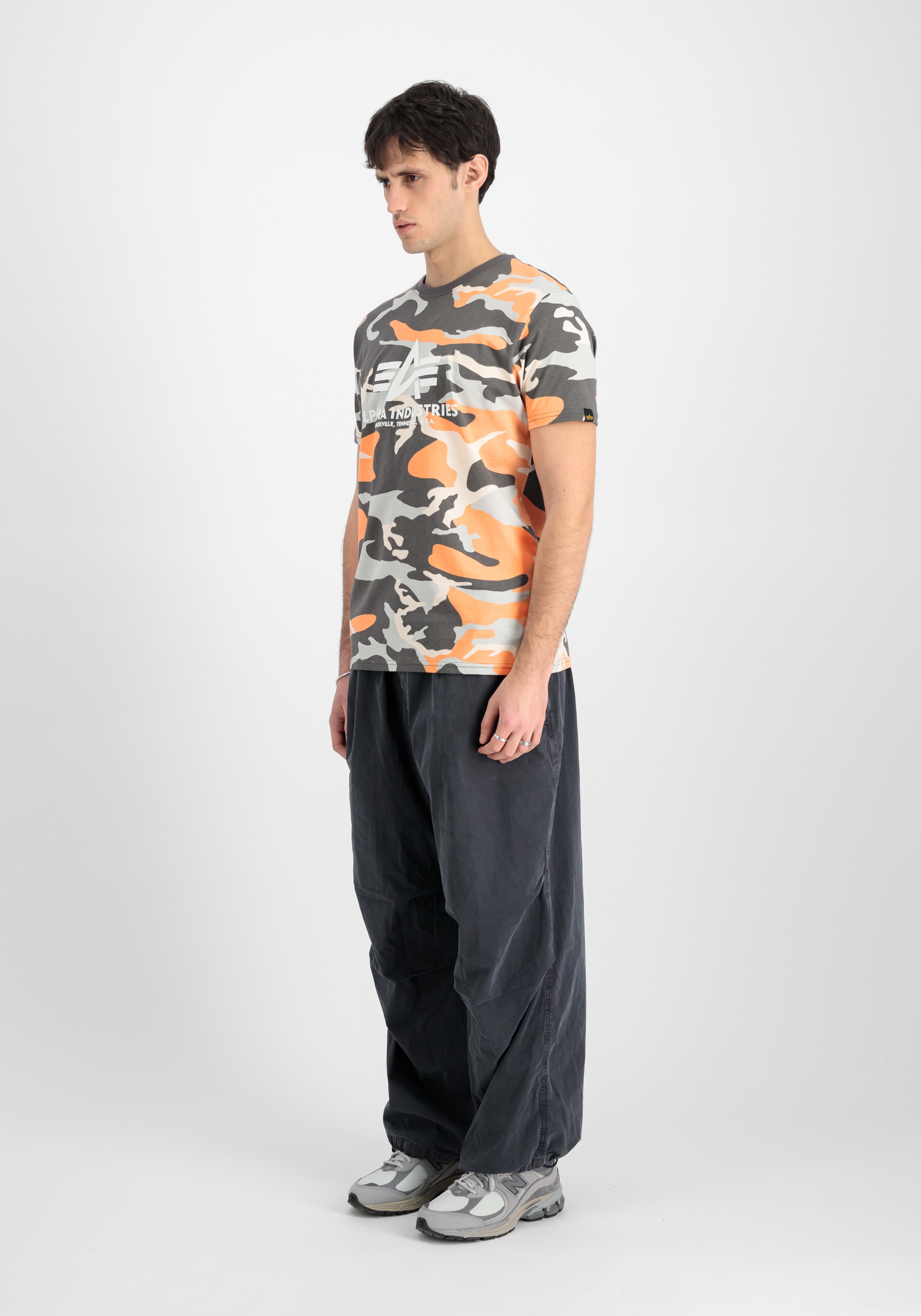 Alpha Industries T-Shirt »Alpha Industries Men - T-Shirts Basic T-Shirt BL Camo PP«