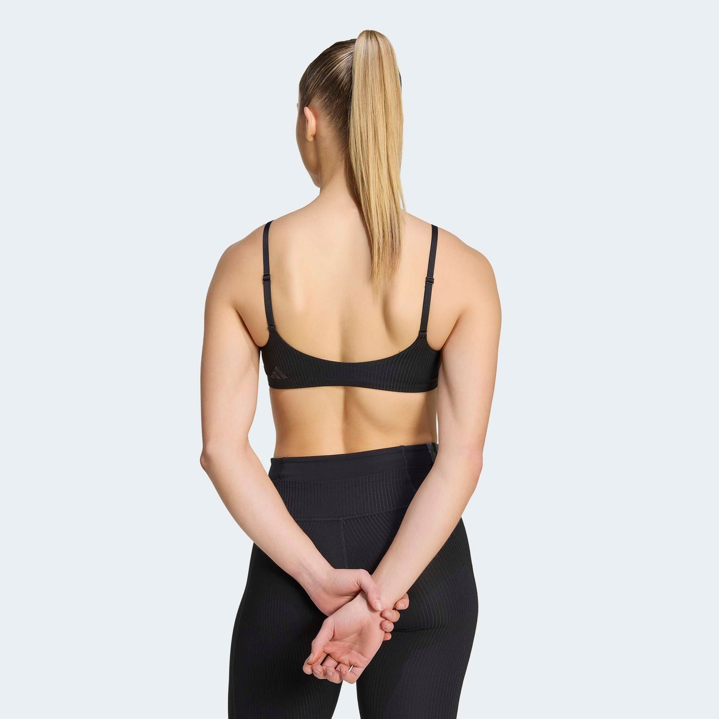 adidas Performance Sport-BH »ALL ME SPORT-BH, LEICHTER HALT, GERIPPT« ohne Bügel, für Fitness und Yoga