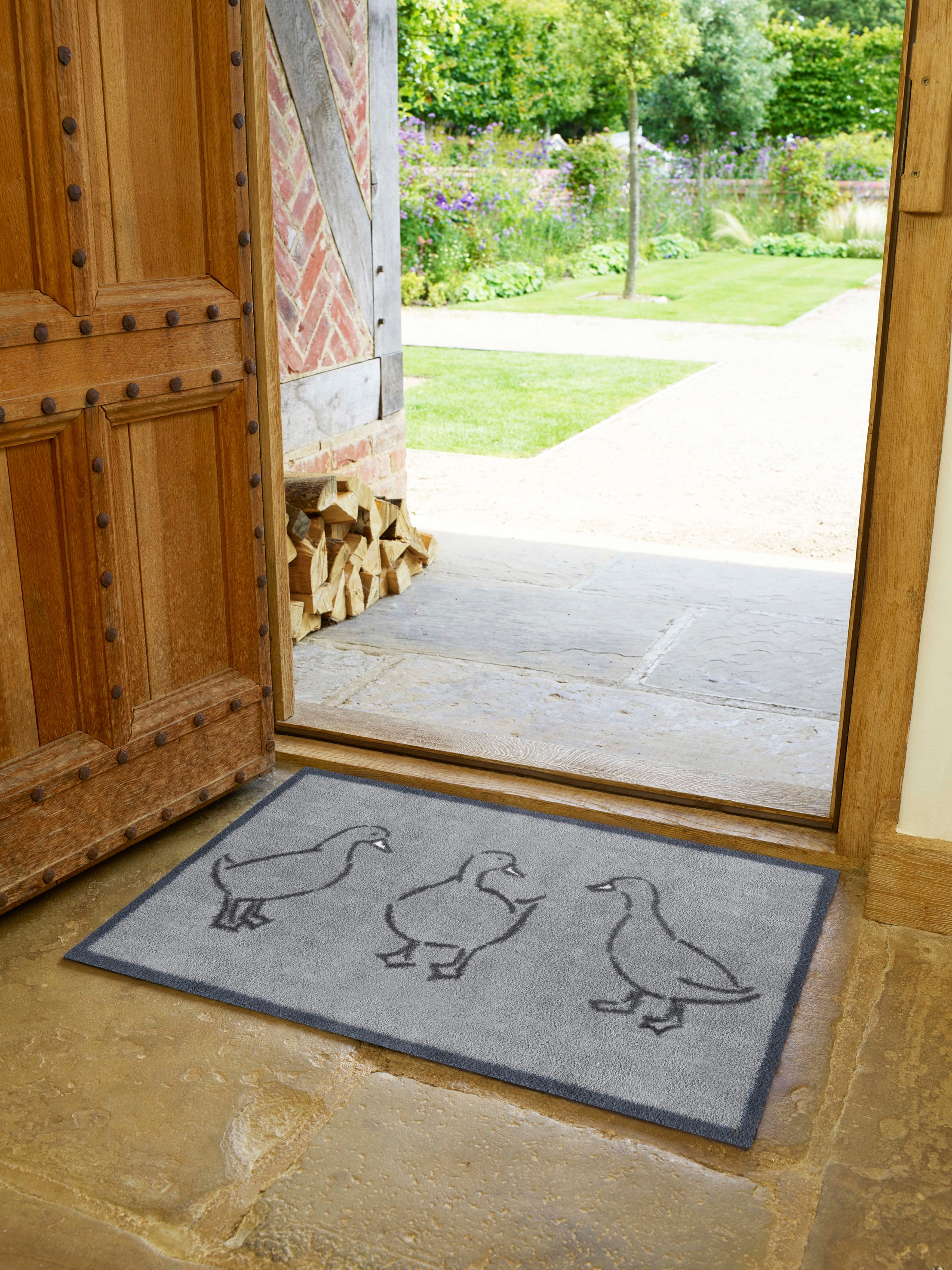 Turtle Mat Fußmatte »Ducks« rechteckig 9 mm Höhe