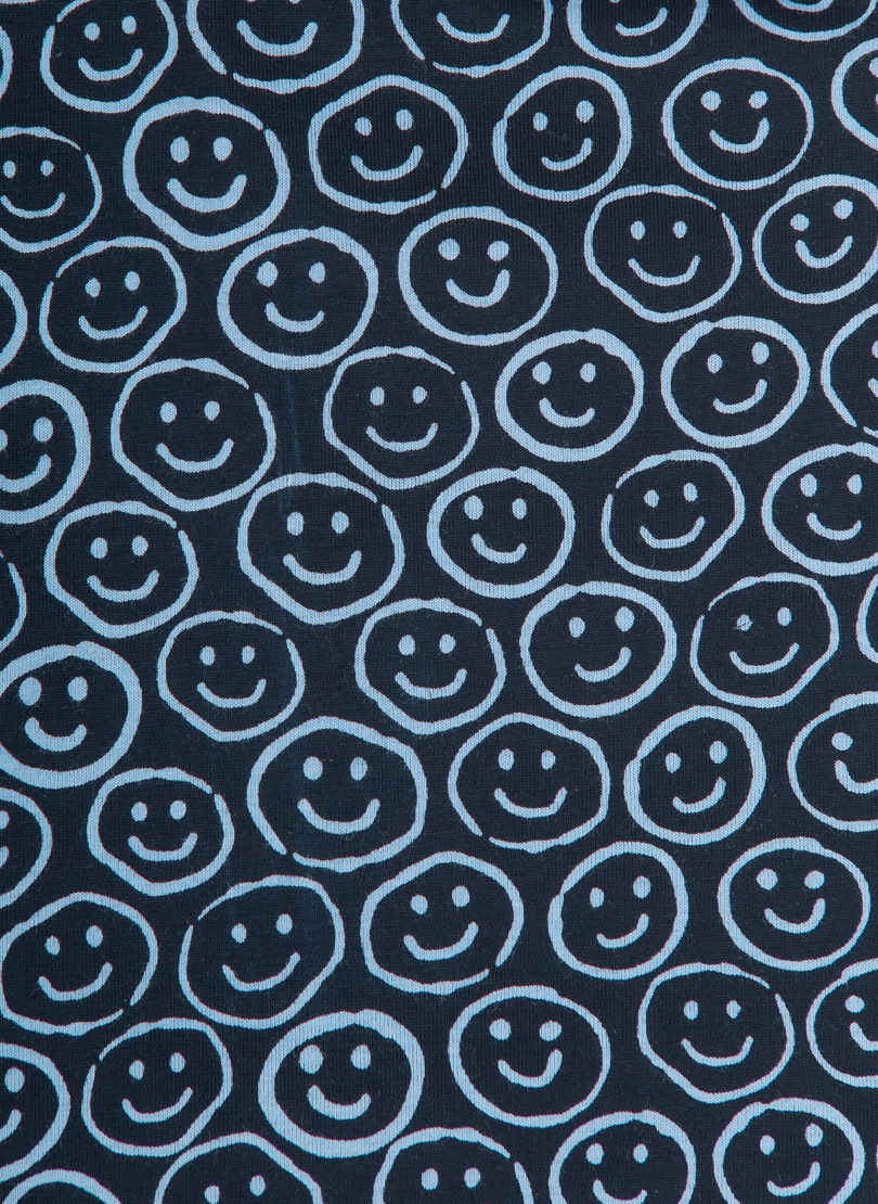 Trigema Schlafanzug »TRIGEMA Kurzer Schlafanzug mit Smiley-Motiv« 1 tlg.