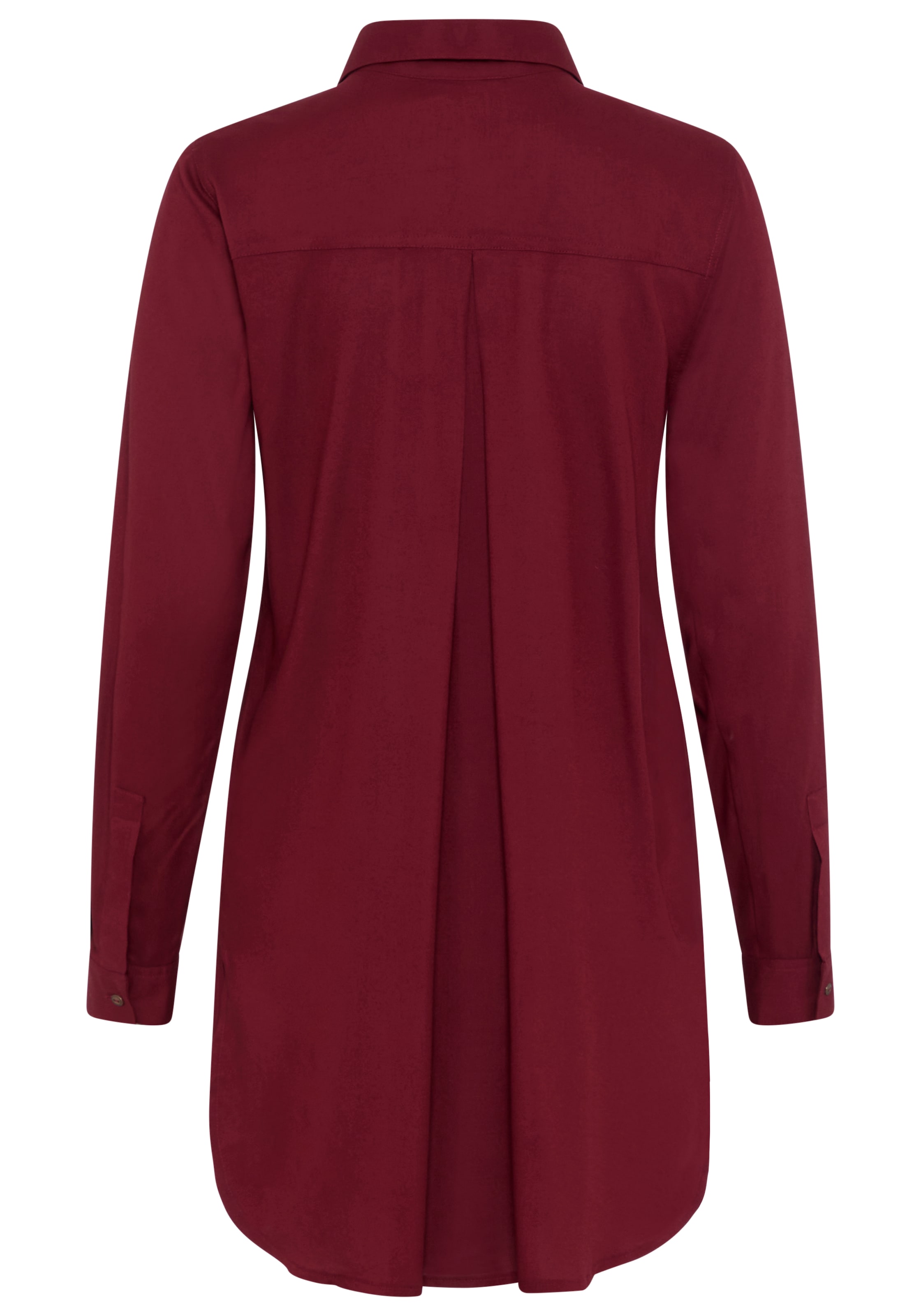 Boysen's Longbluse mit tiefen Seitenschlitzen