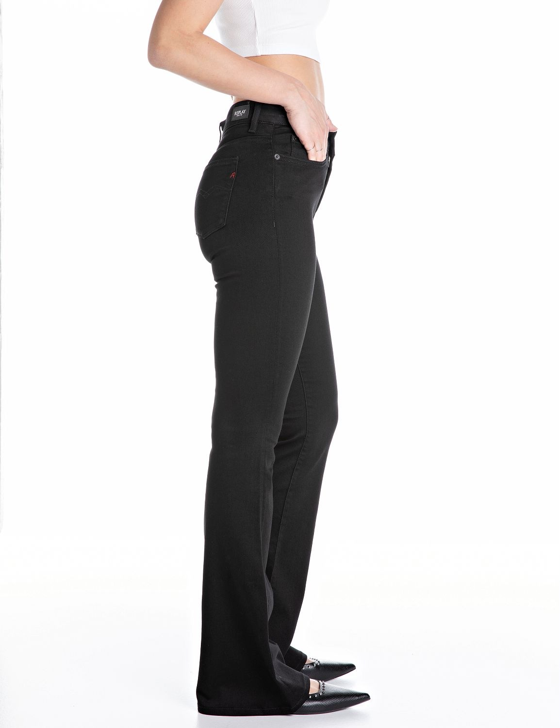 Replay 5-Pocket-Jeans »JOELLA«, im Flare Fit