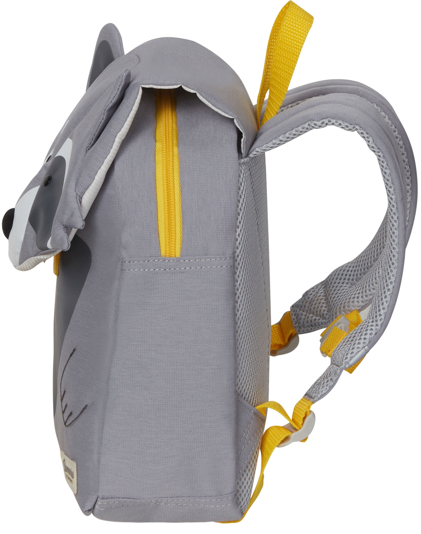 Samsonite Kinderrucksack »Happy Sammies ECO, Racoon Remy, S«, reflektierende Details, Kindergartenrucksack Kinderfreizeitrucksack Kinder-Backpack