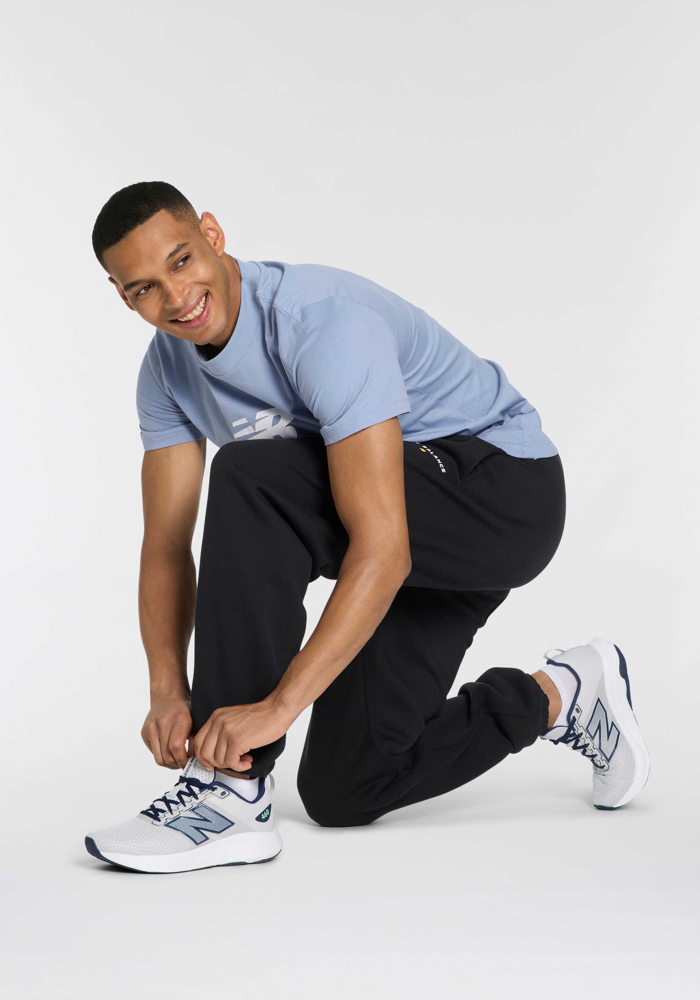 New Balance Laufshirt »Heathertech Logo T-Shirt«