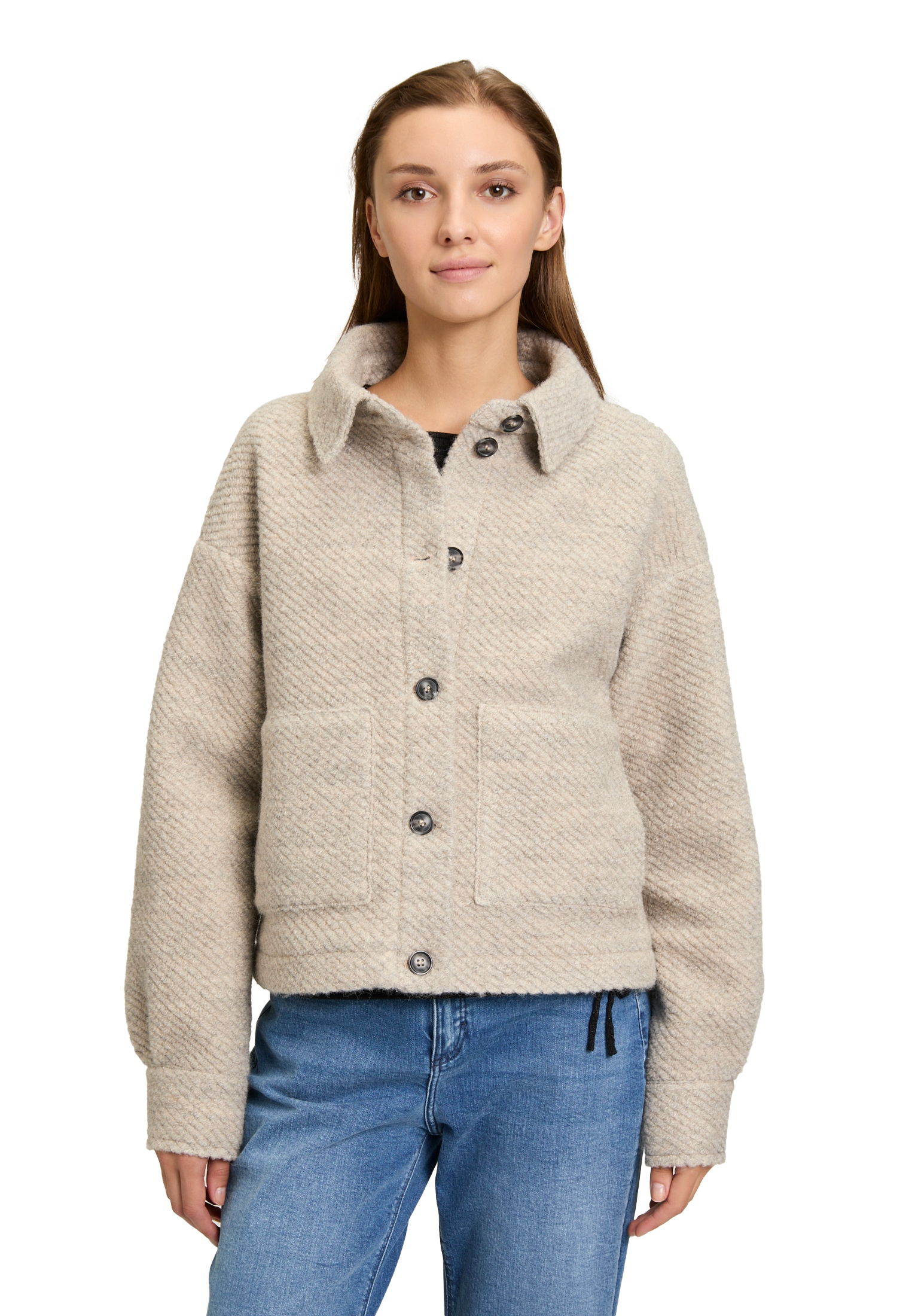 Cartoon Outdoorjacke »Casual-Jacke mit aufgesetzten Taschen«