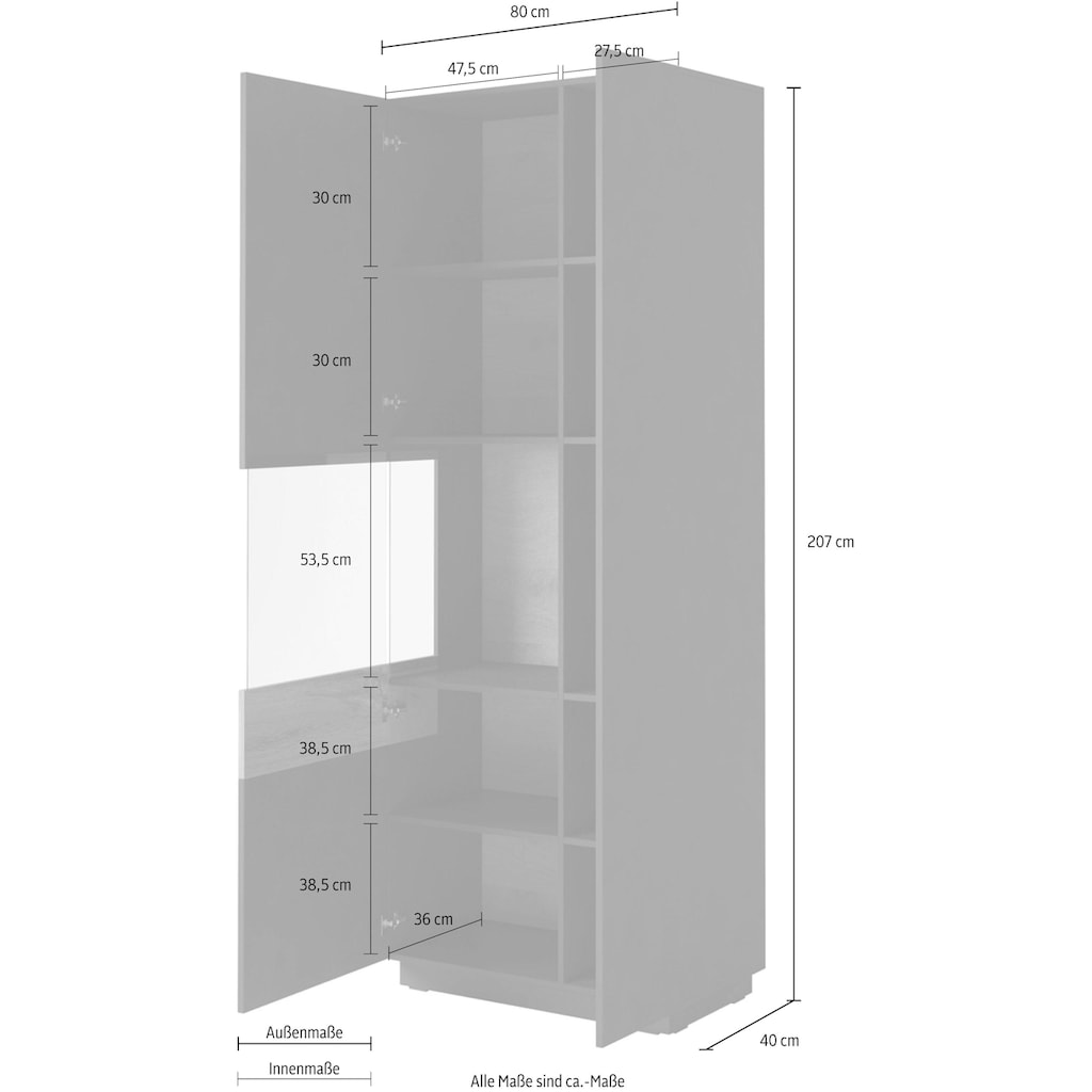 Helvetia Vitrine »SILKE«