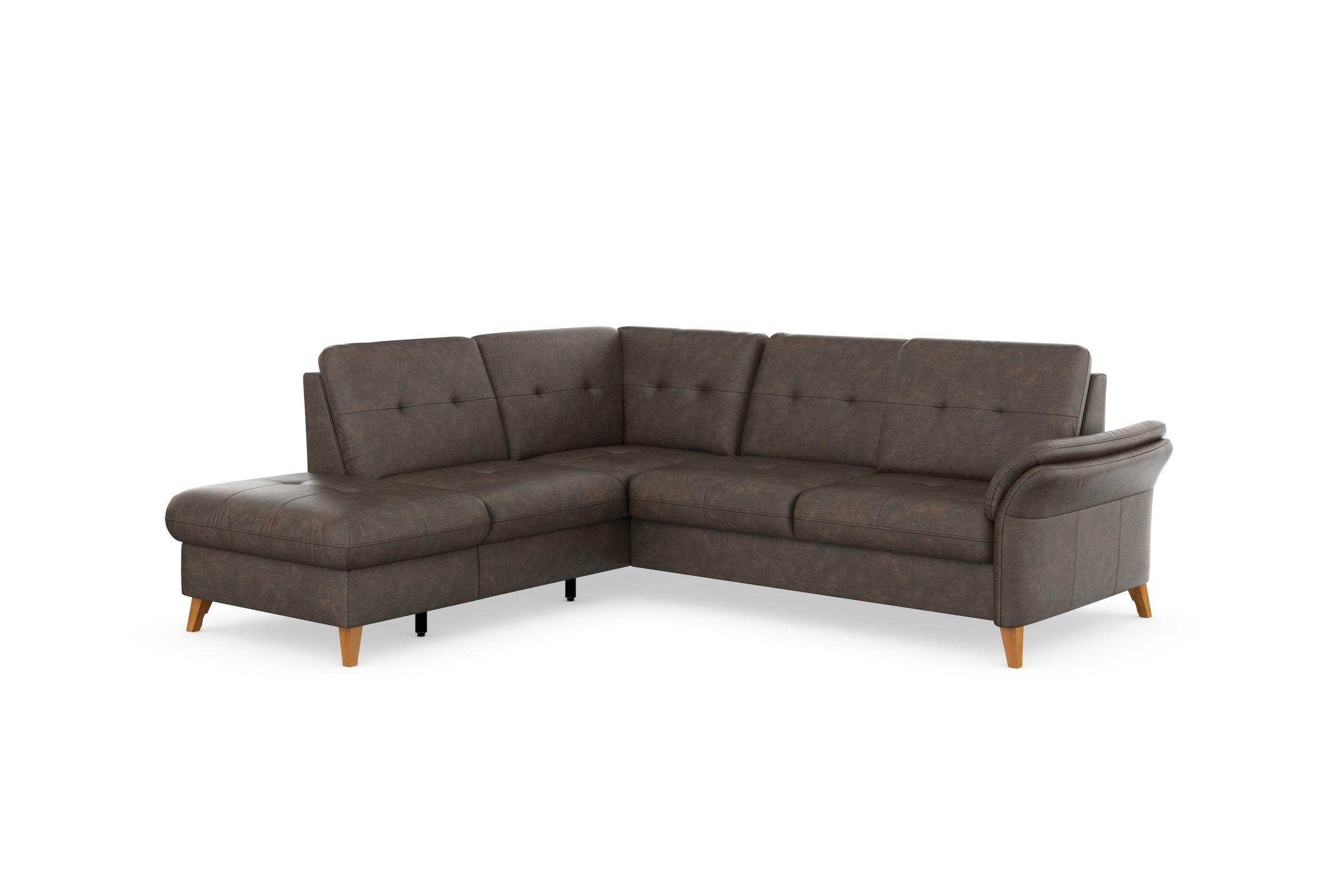 sit&more Ecksofa »Göteborg«, inkl. Sitztiefenverstellung, wahlweise mit Bettfunktion & Bettkasten