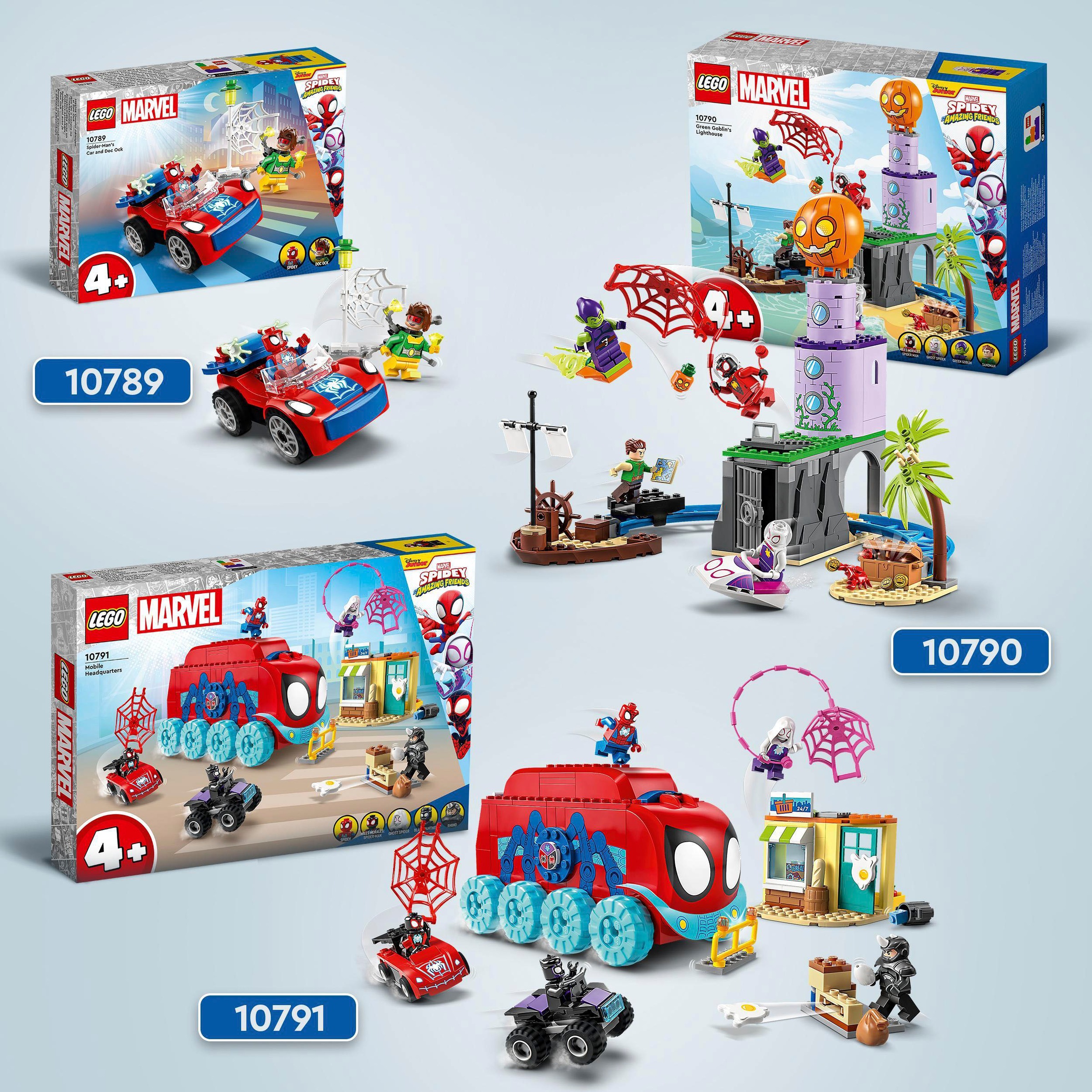 LEGO® Konstruktionsspielsteine »Spider-Mans Auto und Doc Ock (10789), LEGO® Marvel«, (48 St.)