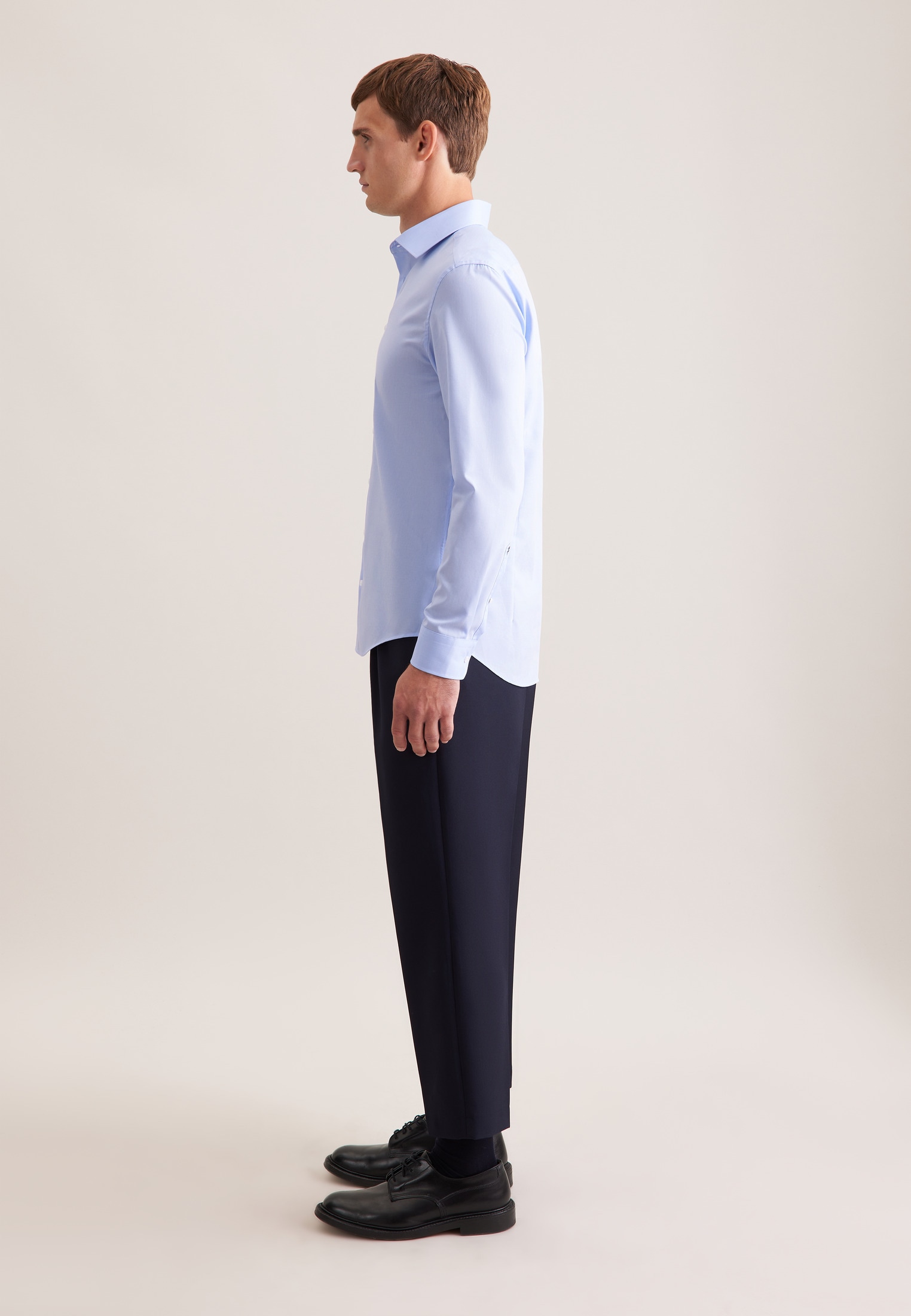 seidensticker Businesshemd »Schwarze Rose« Shaped 1/1 Kentkragen Uni