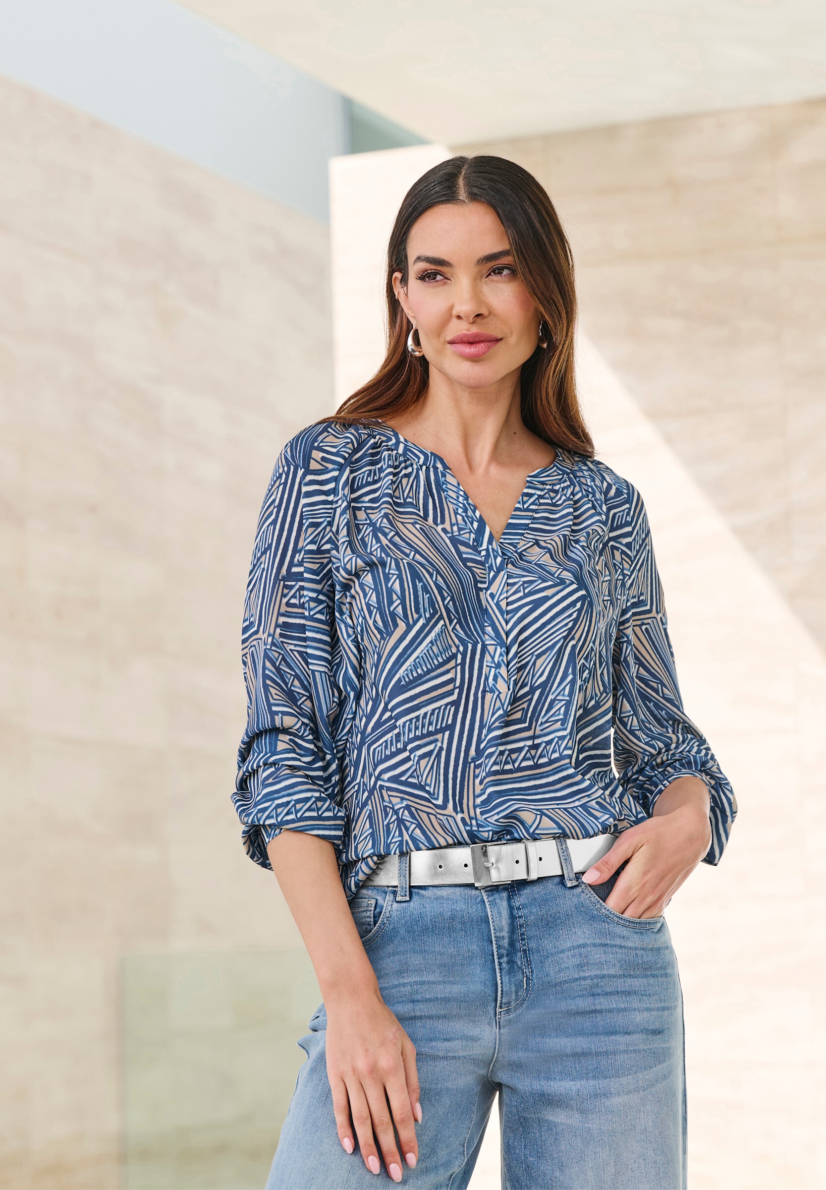 heine Schlupfbluse »Druckbluse Druckbluse«