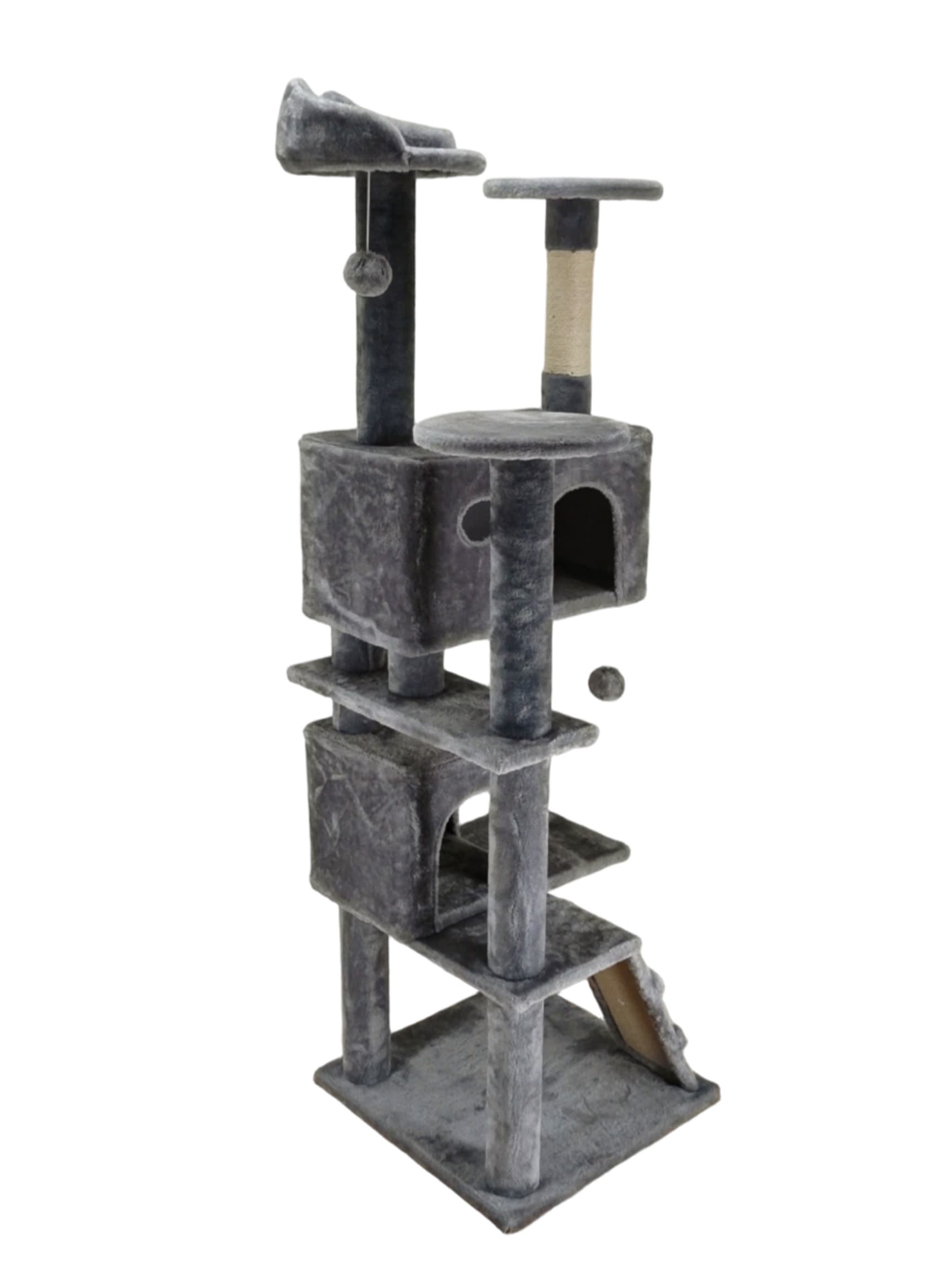OTTO home Kratzbaum »Kitty« 178 cm hoch stabile Spanplatte, robuster Sisal und kuscheliger Plüsch