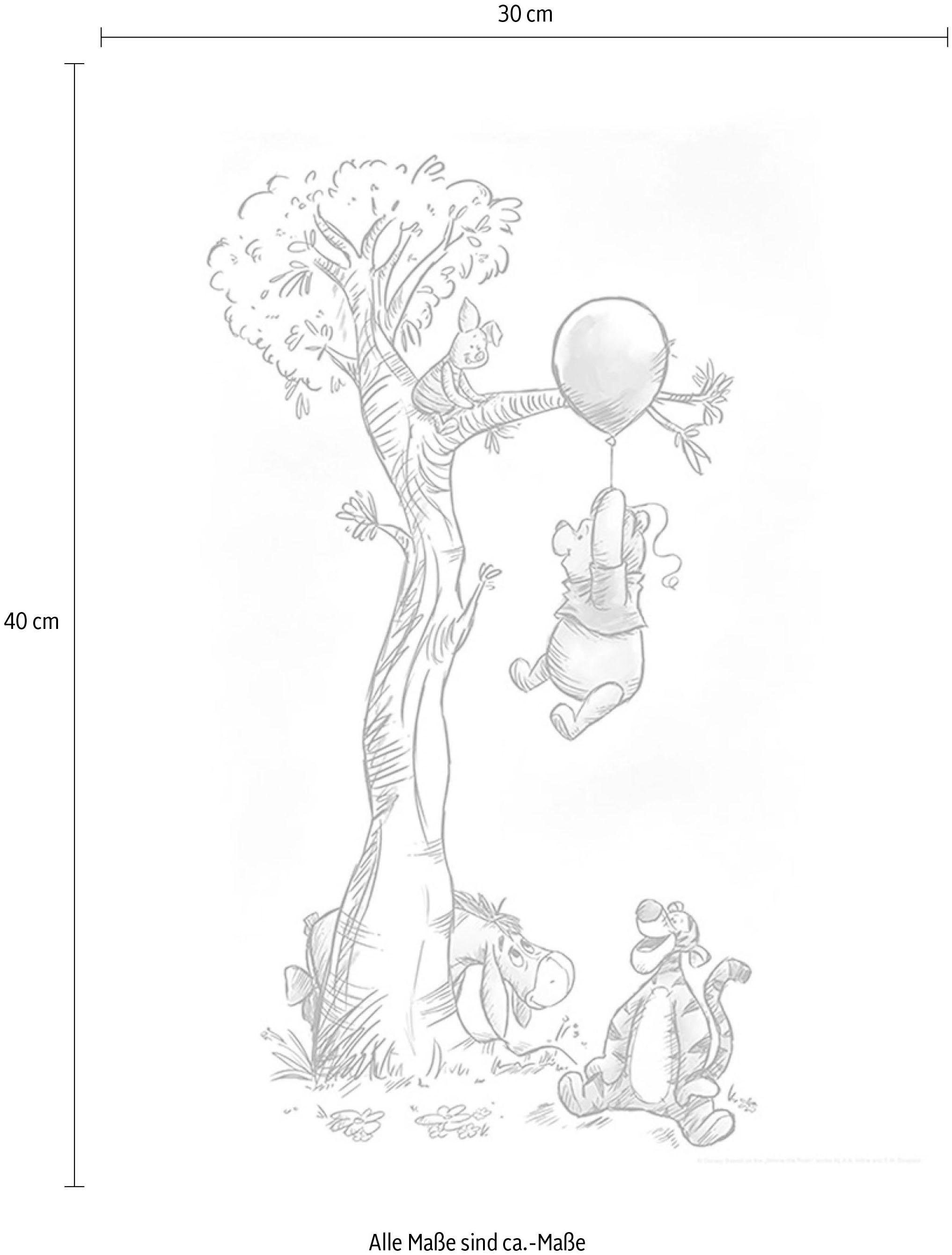 Komar Poster »Winnie Pooh Hang on«, Disney, (1 St.), Kinderzimmer,  Schlafzimmer, Wohnzimmer online kaufen | mit 3 Jahren XXL Garantie