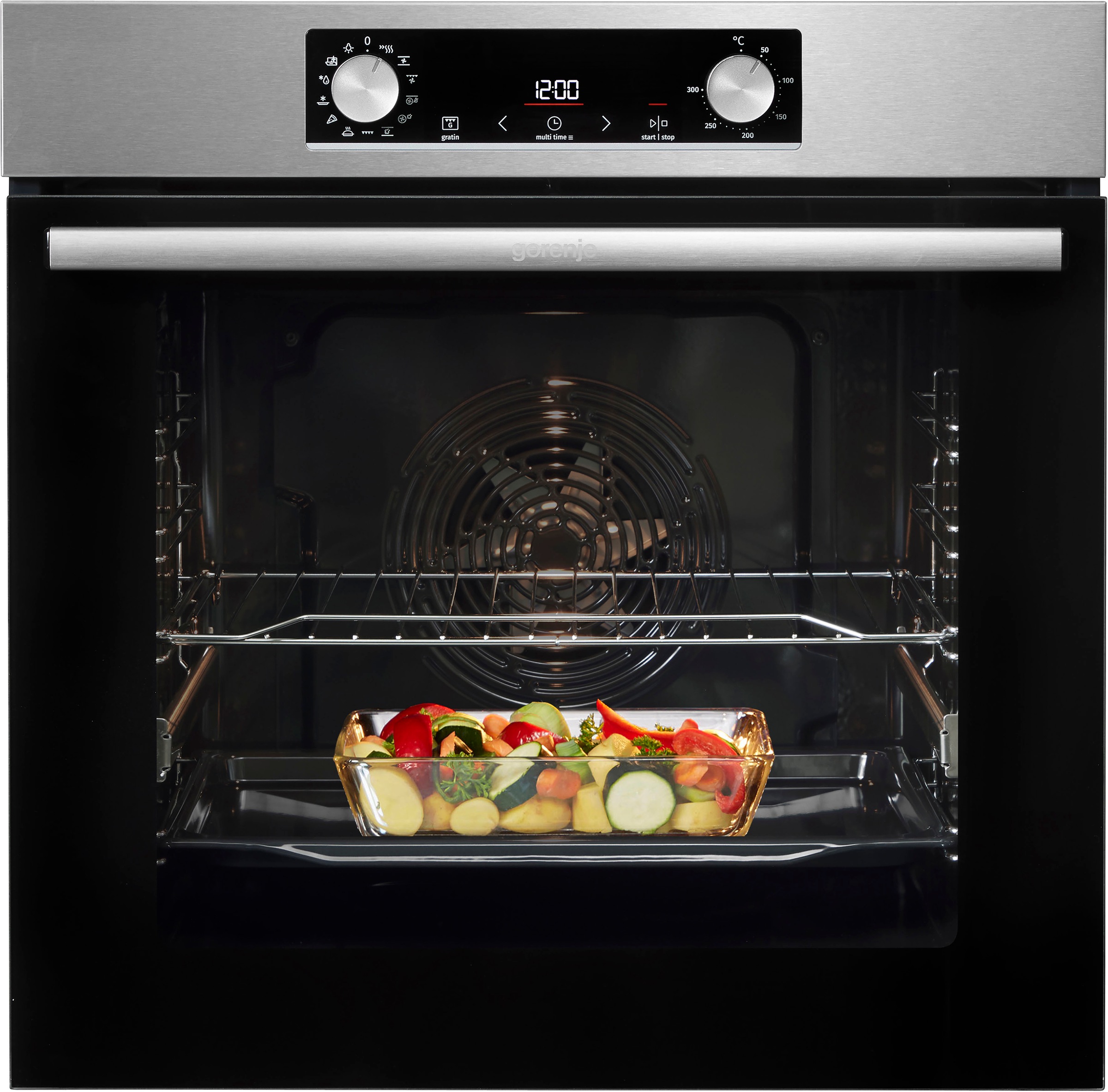 GORENJE Backofen-Set »Steam Set«, BOS6737E06X, mit 1-fach-Teleskopauszug