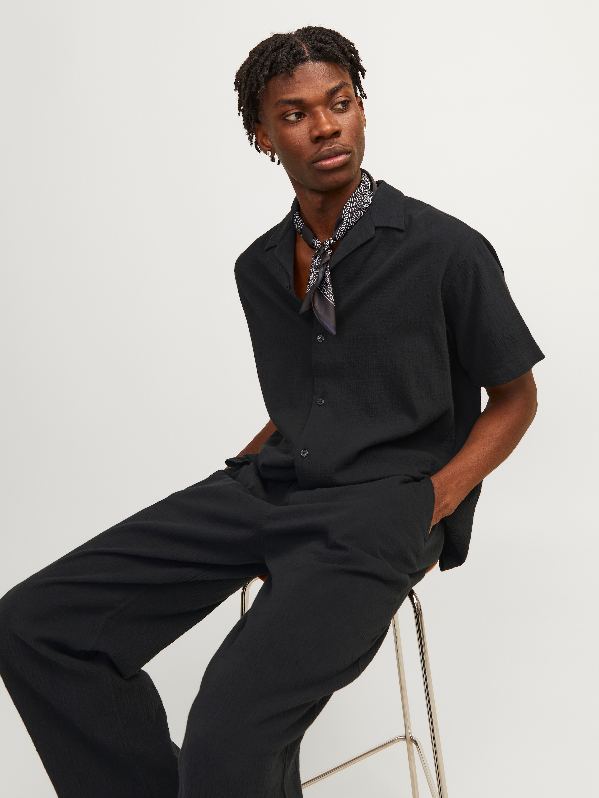 Jack & Jones Kurzarmhemd »JORLUKE CRINKLE RESORT SHIRT SS SN«