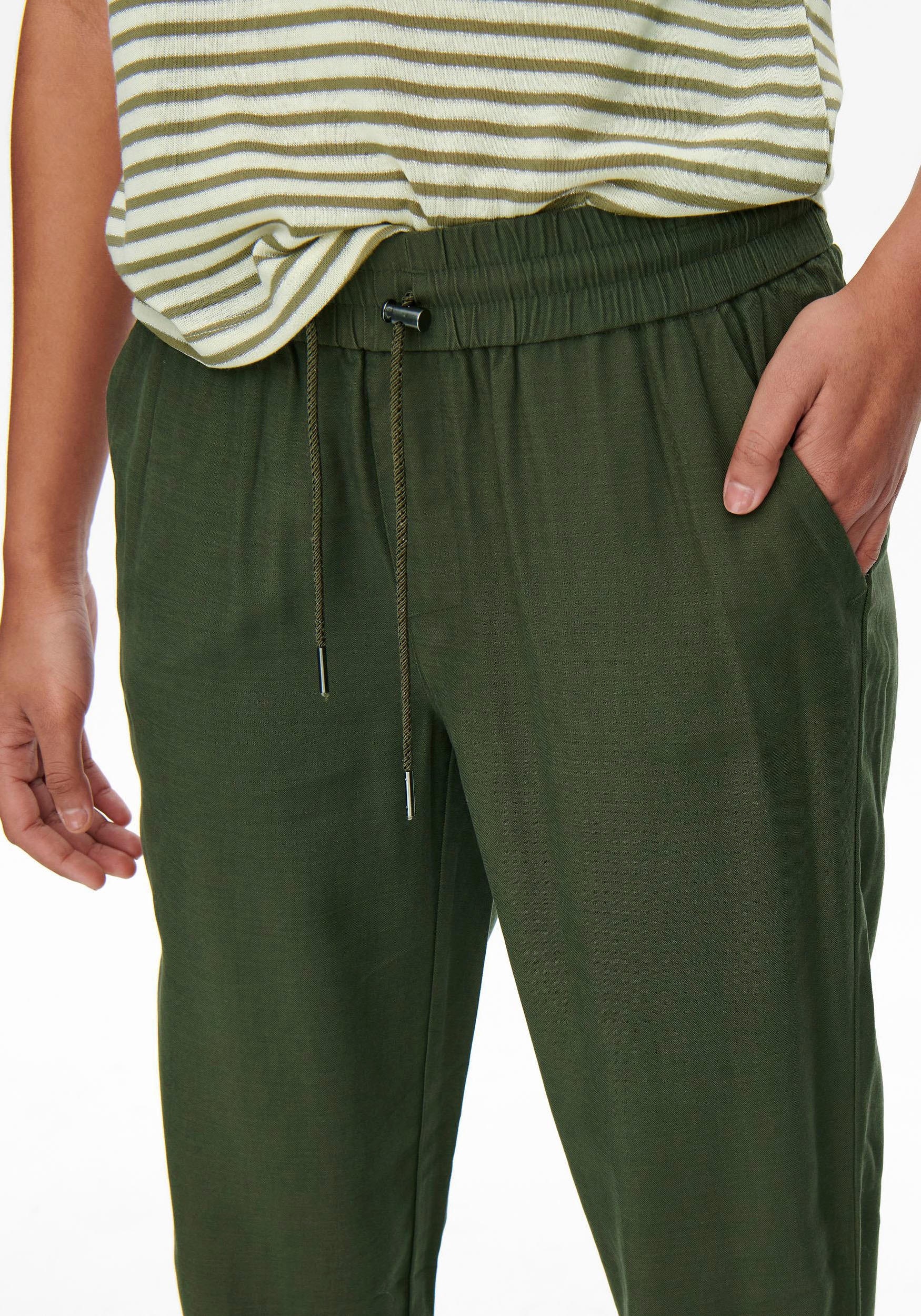 ONLY Jogger Pants »ONLKELDA-EMERY MW PULL-UP PANTS«