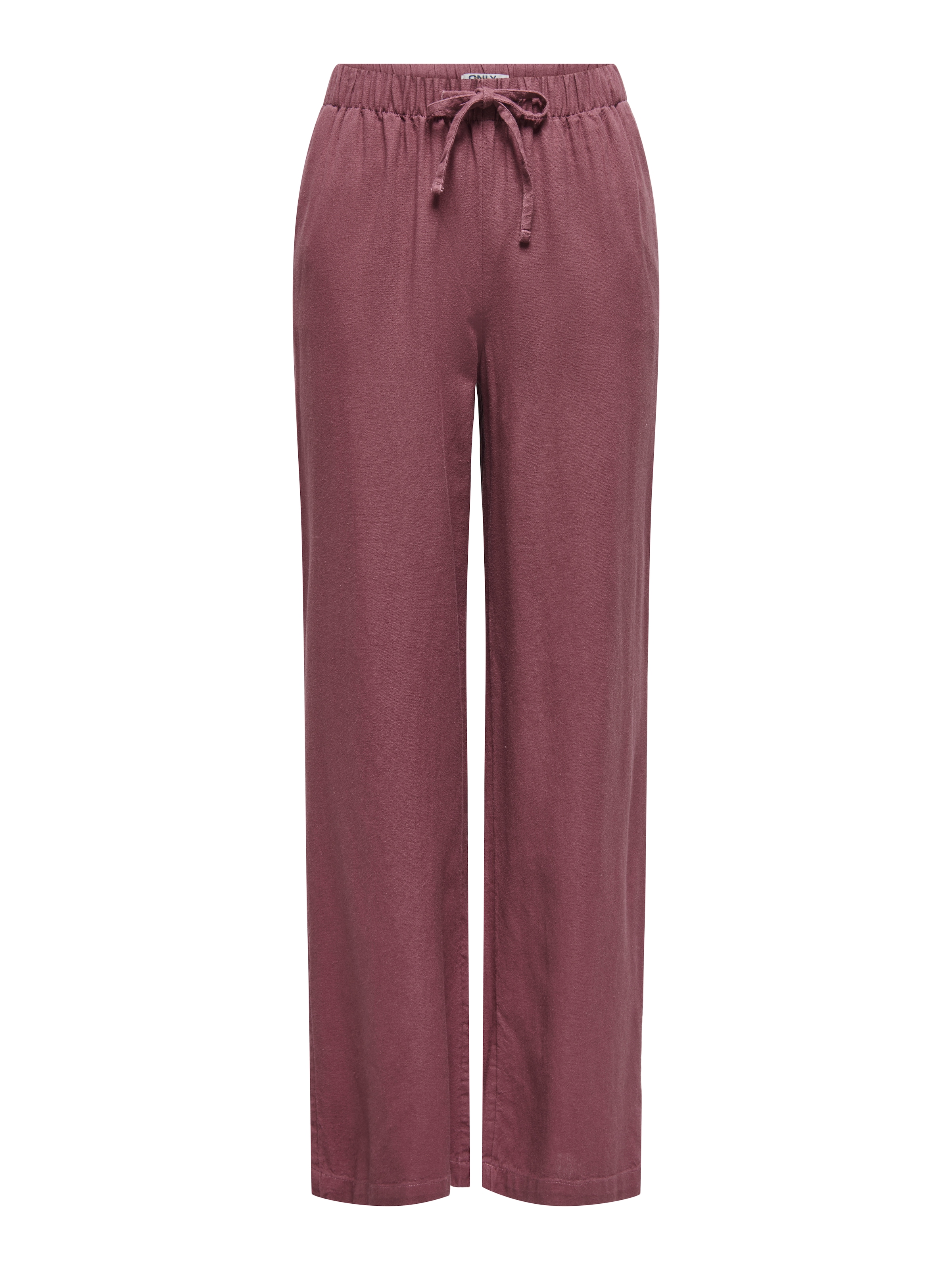 ONLY Schlupfhose »ONLGOA MW LINEN BL PULL-UP PANT CC PNT«  mit Leinen