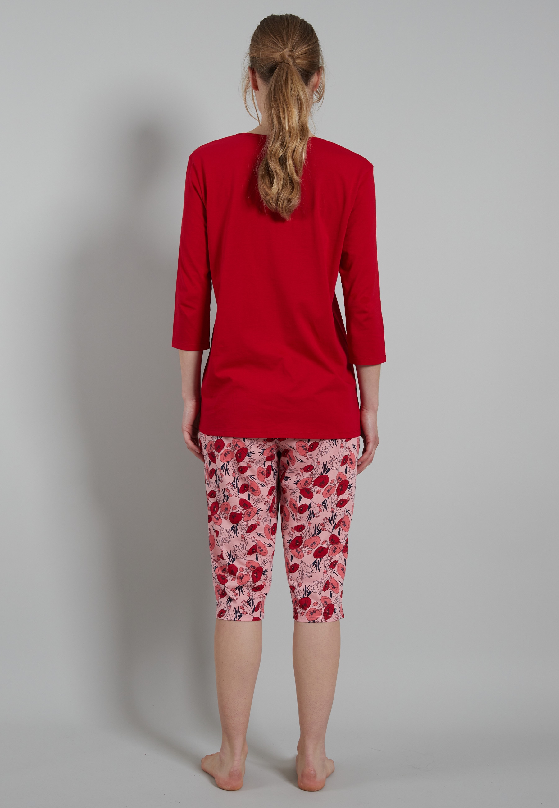 GÖTZBURG Pyjama, mit verspieltem Print und passender Hose