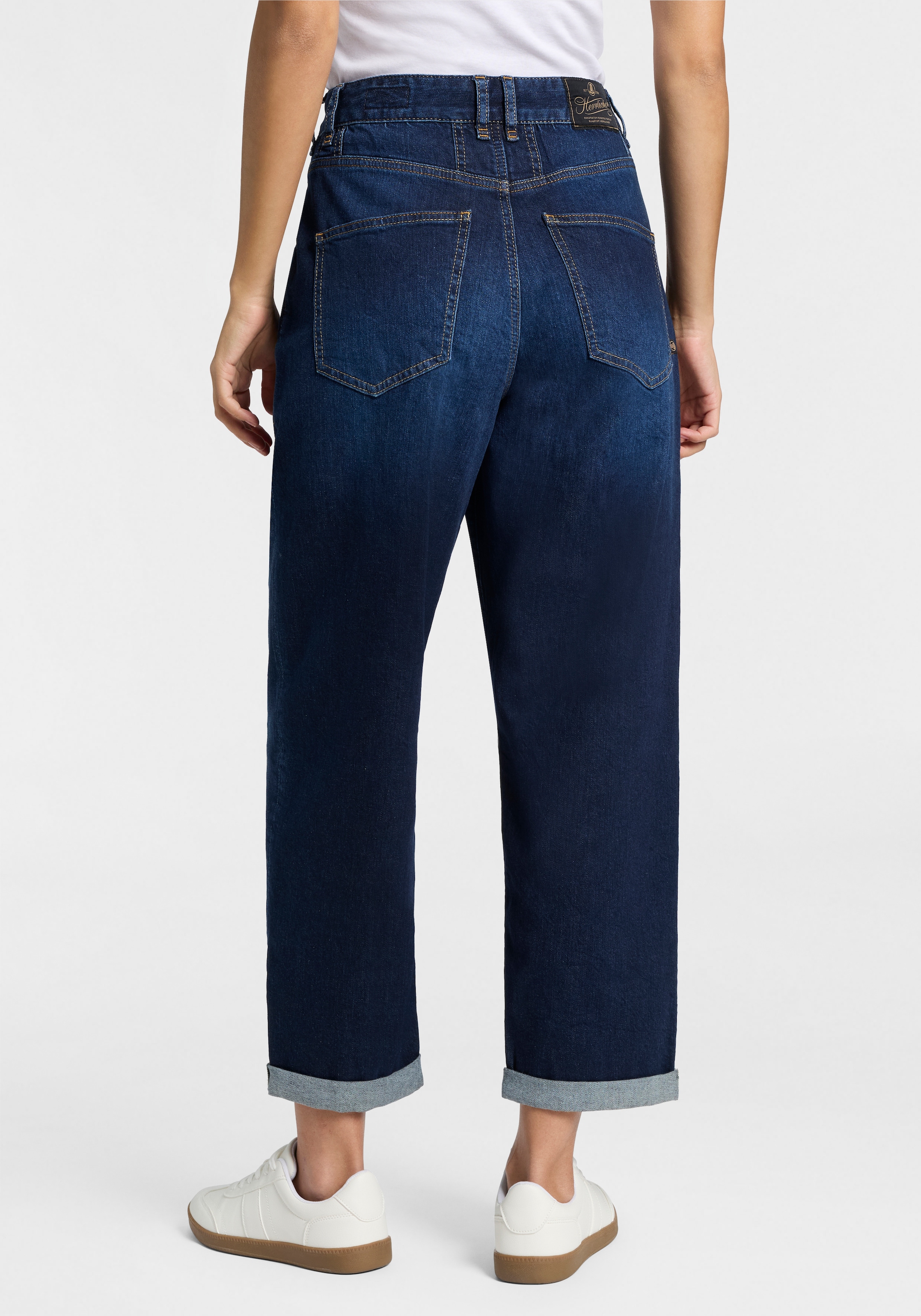 Herrlicher 5-Pocket-Jeans »Brooke Denim Stretch« im Loose Fit, Cropped-Länge