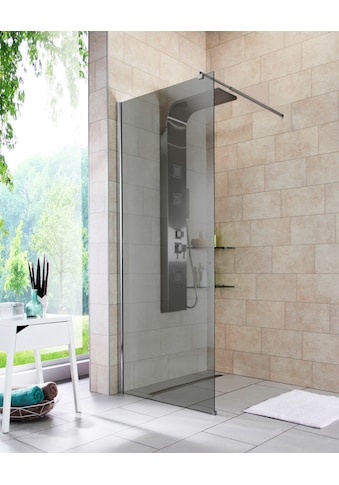 Duschwand »Duschabtrennung«, Walk-In, Glaswand mit Wandhalterung