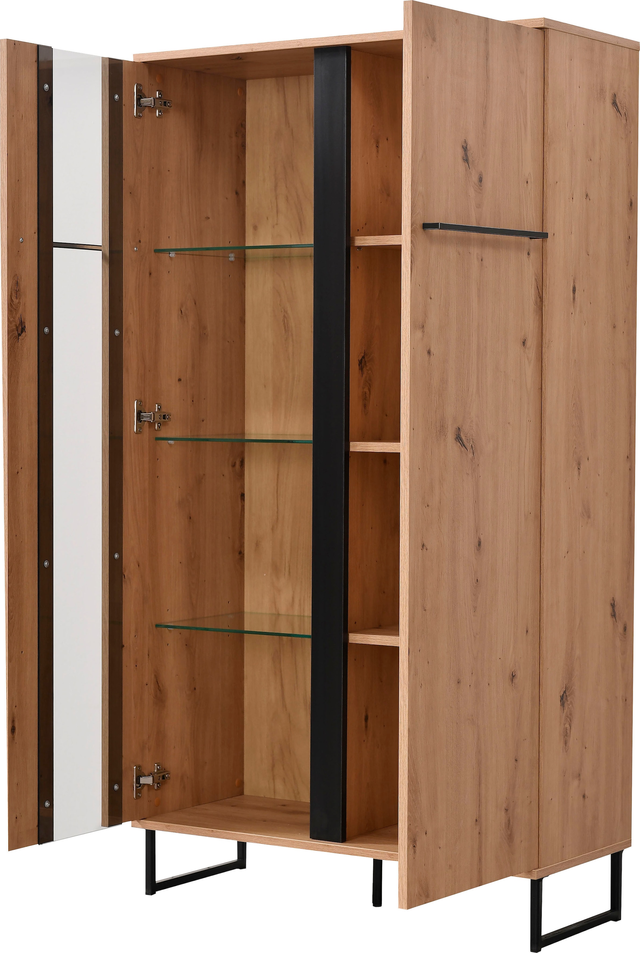 INOSIGN Highboard »Sardinia«, Vitrine, Breite 84 cm