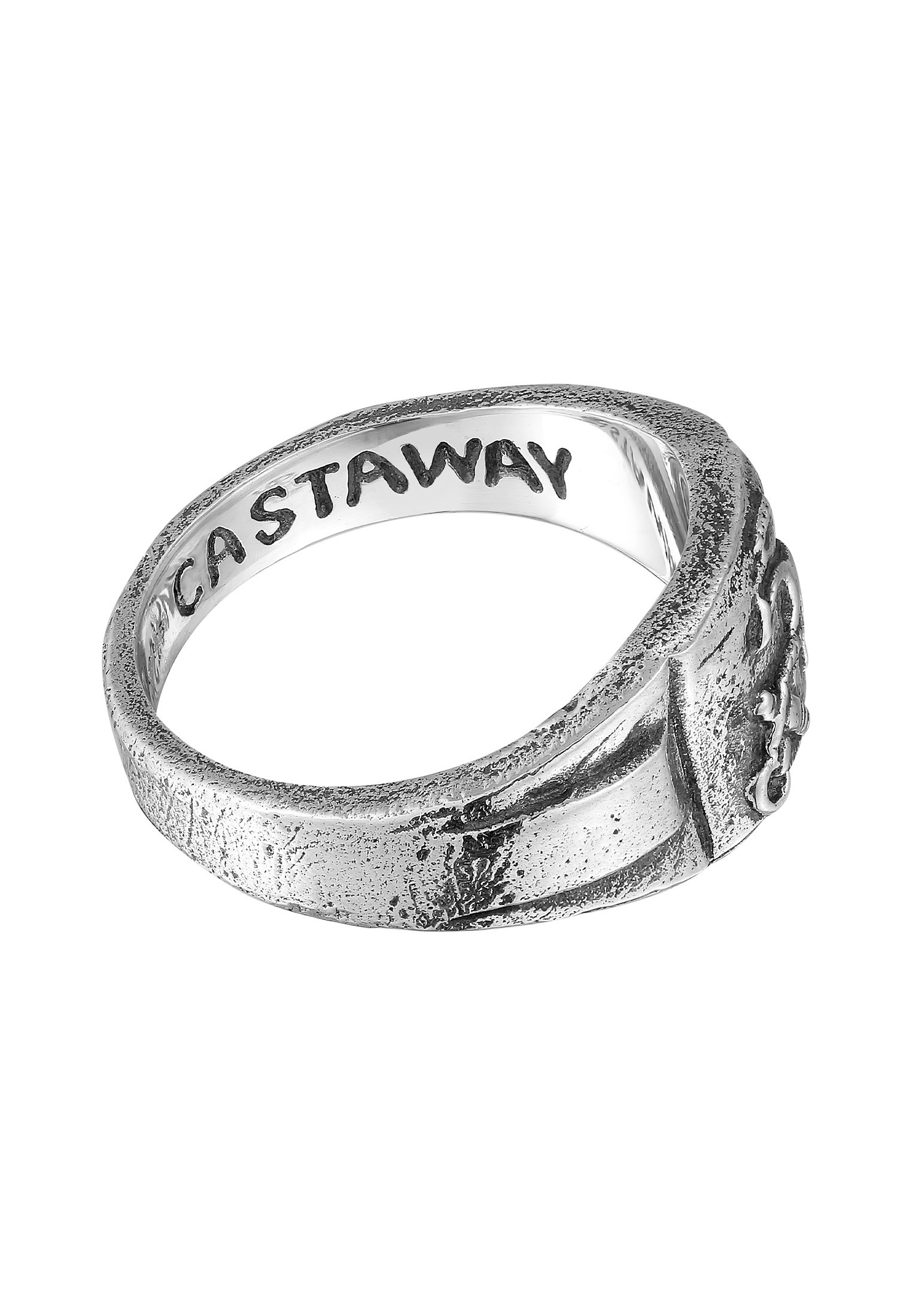HAZE & GLORY Siegelring »Ring Castaway Anker Maritim 925 Silber«