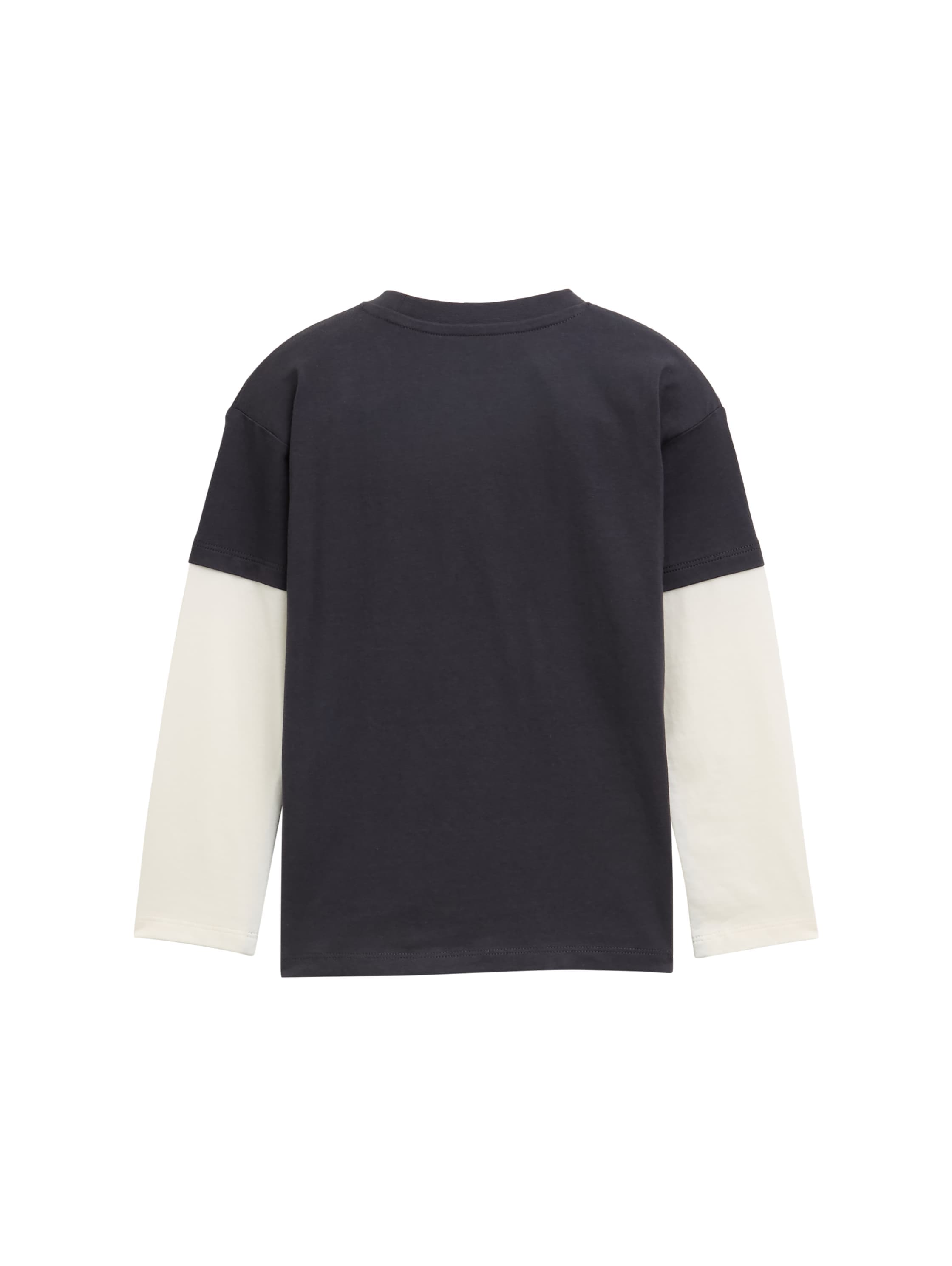 TOM TAILOR Langarmshirt mit Schriftzug