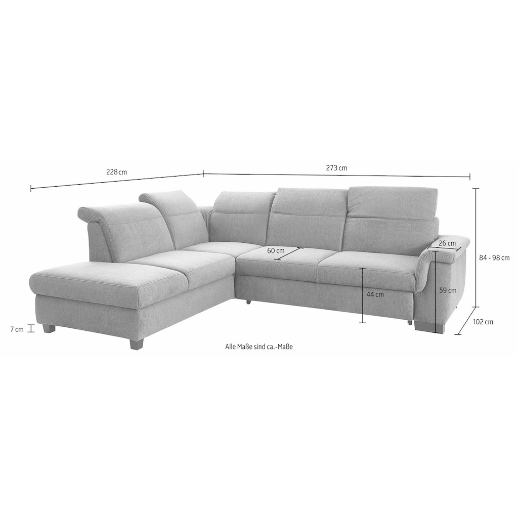 DOMO collection Ecksofa »Sully«