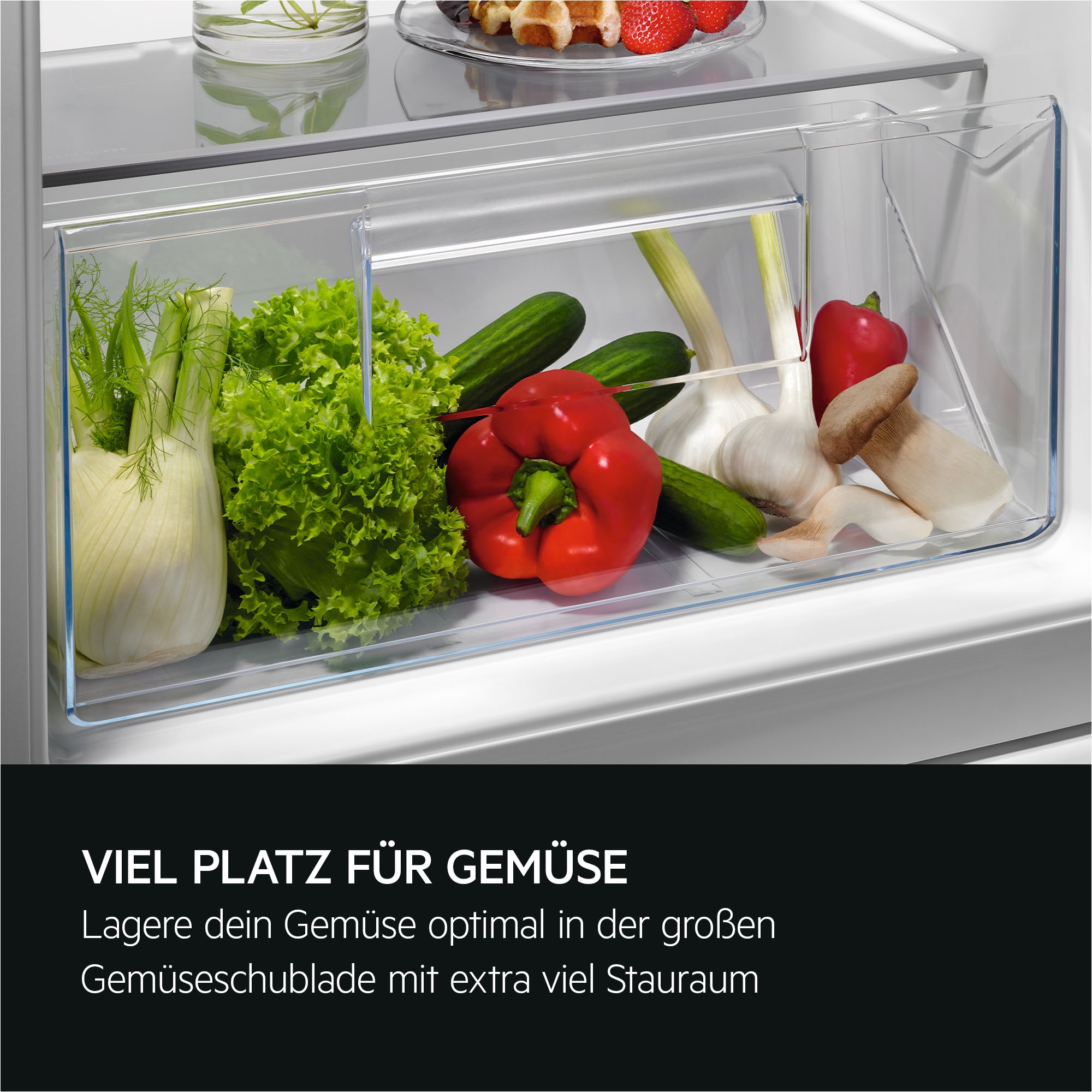 AEG Einbaukühlschrank Serie 5000 »TSK5O88WDF« 87,3 cm hoch 55,6 cm breit 137 L, variable Glasablagen bis zu 25 kg belastbar, Touch, Festtür