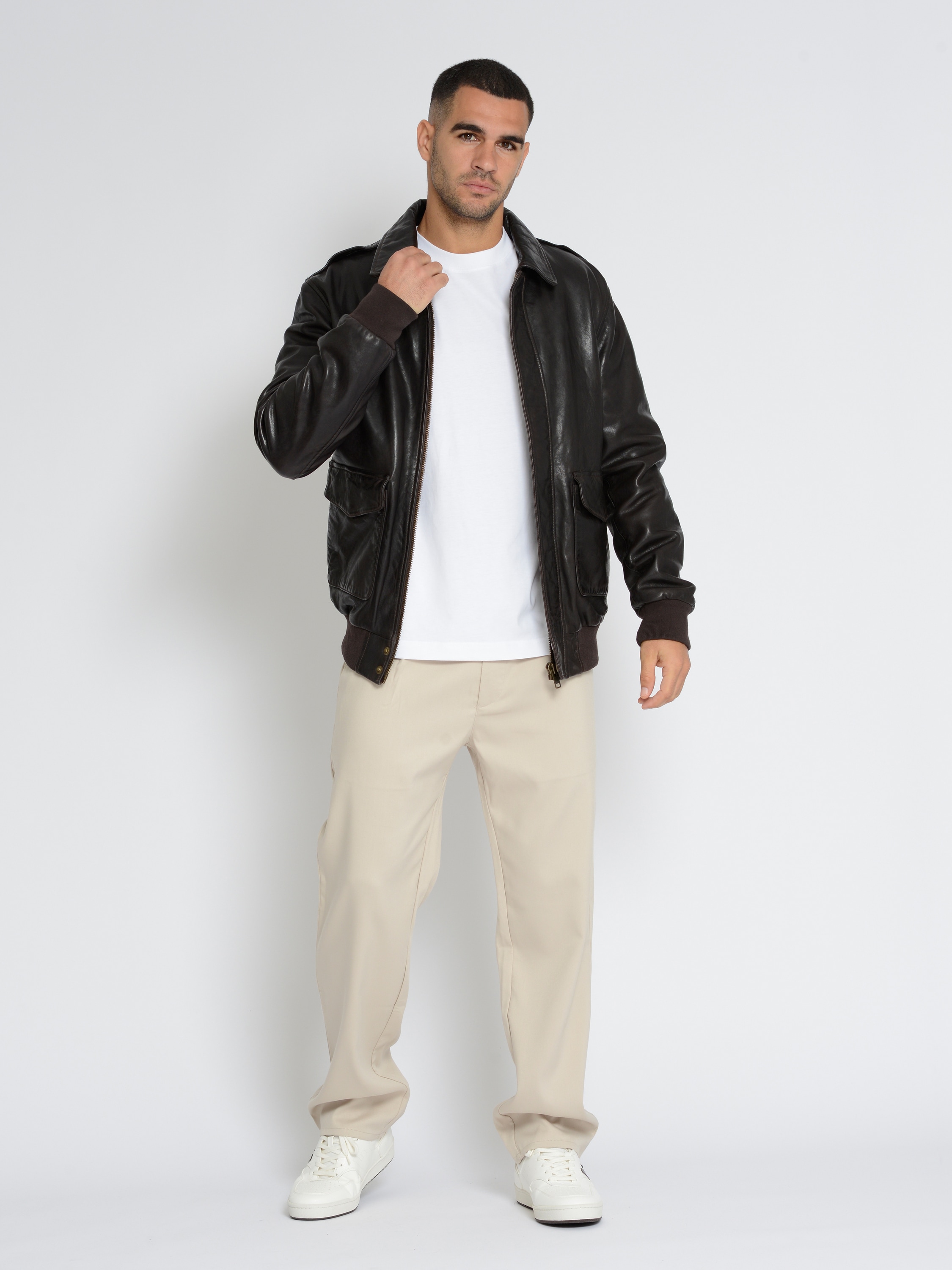 TOP GUN Lederjacke »Lederjacke TG2023003«