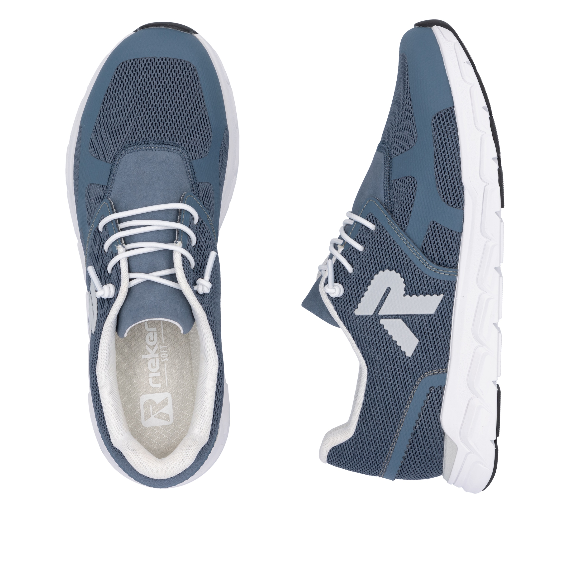 RIEKER Sport Slip-On Sneaker »Preston«, Freizeitschuh, Halbschuh, Schlupfschuh mit Gummizug
