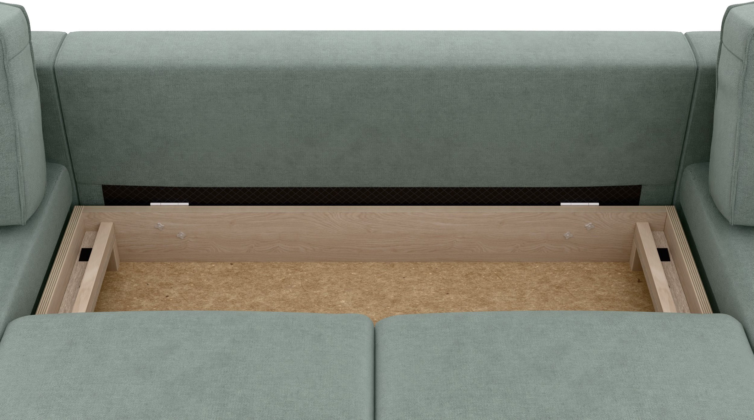 Home affaire Wohnlandschaft »Booster Couch wahlweise mit Schlaffunktion und Bettkasten-auch in Cord«, Sofa in U-Form, Breite 305 cm