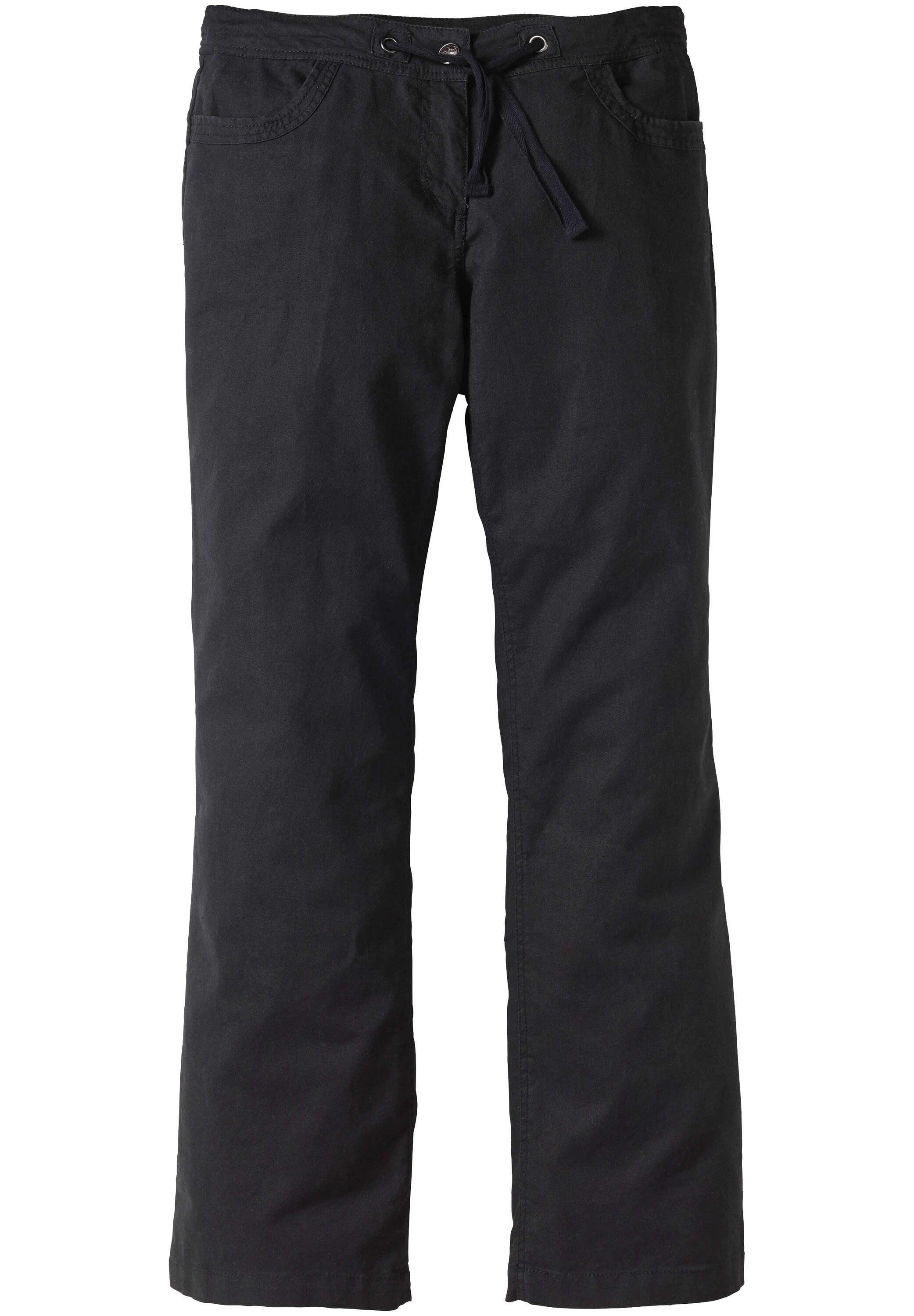 Sheego Bootcuthose »Leinenhose Bootcuthose mit Leinenanteil«  aus angenehmen Baumwoll-Leinen-Mix