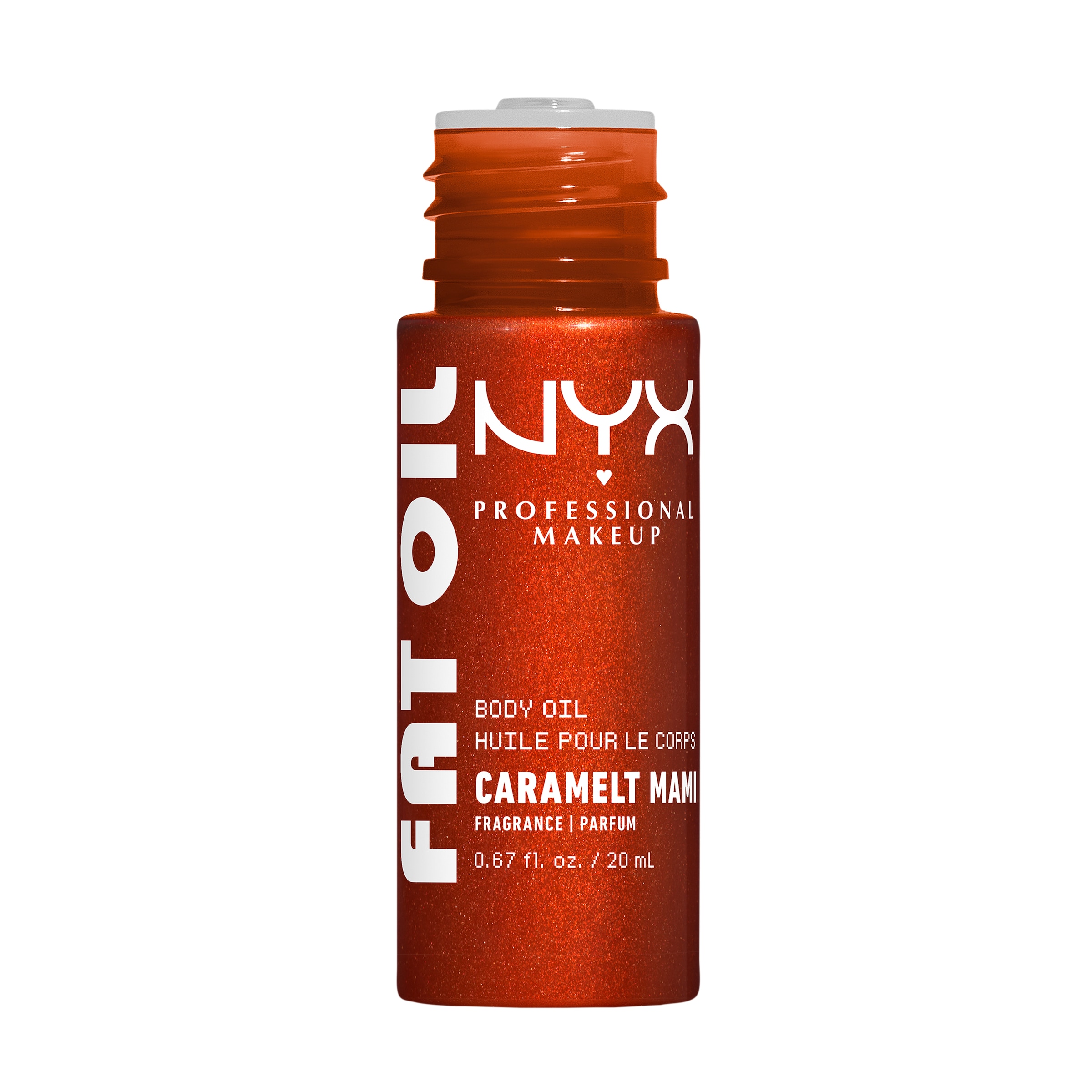 NYX PROFESSIONAL MAKEUP Körperöl »FAT OIL BODY OIL CARAMELT MAMI« für strahlenden Glow am Körper