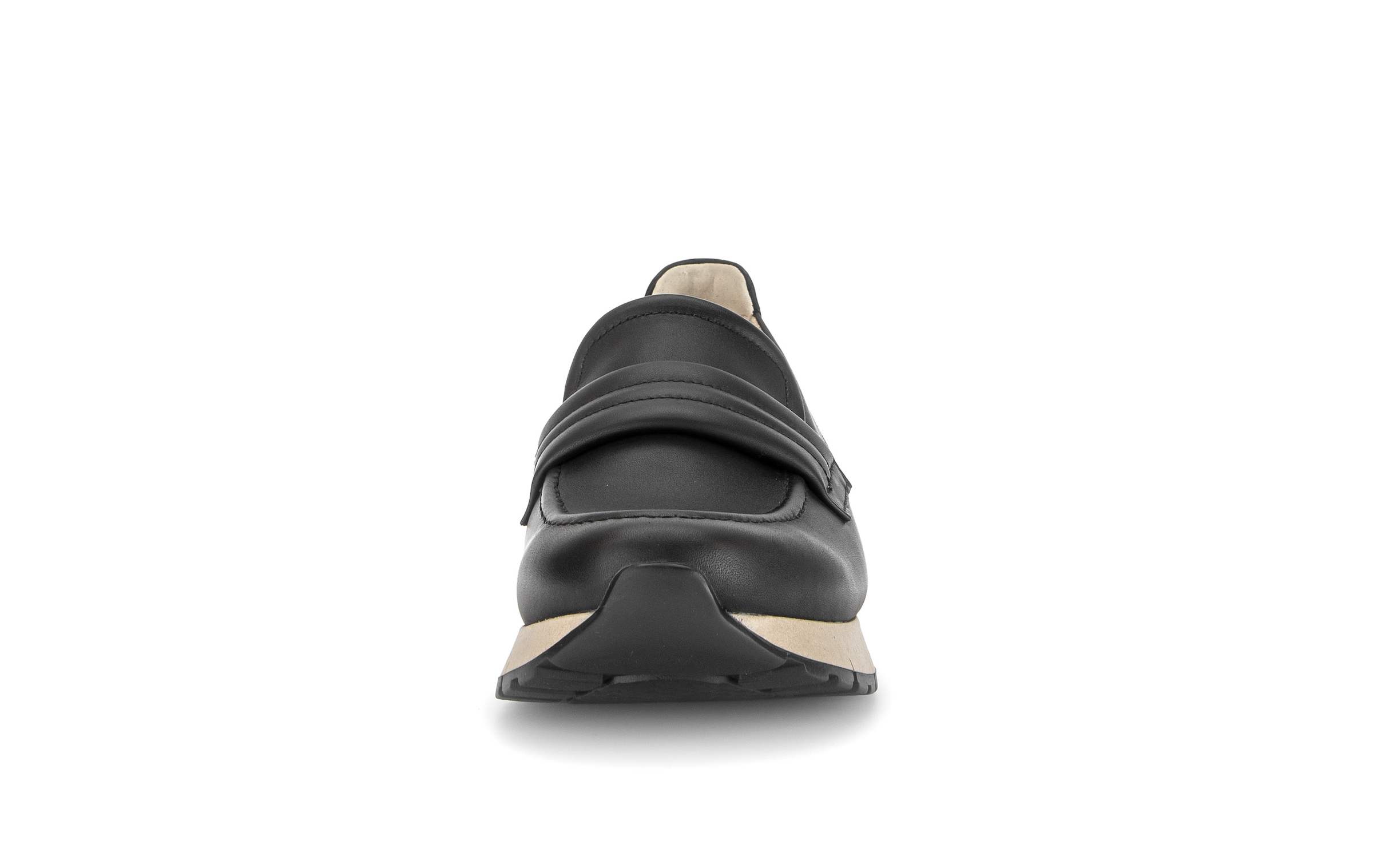 Gabor Slip-On Sneaker  Keilabsatz, Slipper mit modischem Zierriegel, G-Weite (=weit)