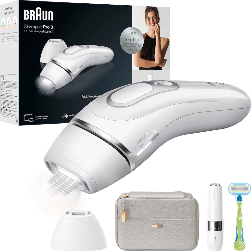 Braun IPL-Haarentferner »Silk-Expert Pro 3 PL3139«, 300.000 Lichtimpulse