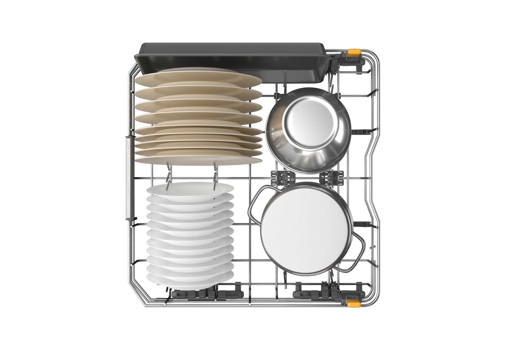 BAUKNECHT vollintegrierbarer Geschirrspüler »BK7IA115B2M6L0« 15 tlg. Maßgedecke Großer MaxiSpace Innenraum, inklusive PowerClean Pro Hochdruckdüsen