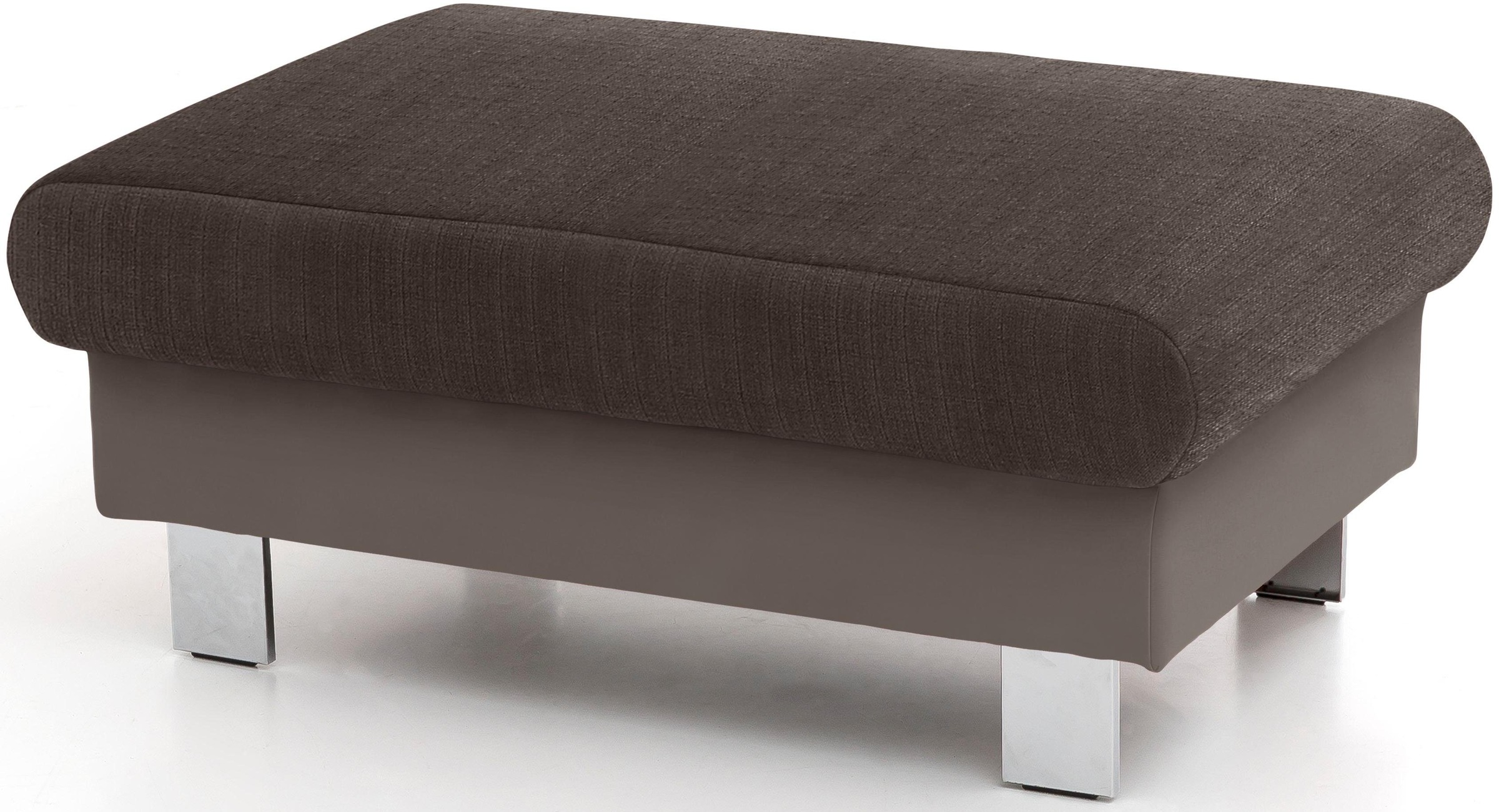COTTA Polstergarnitur »Komaris L-Form«, (Set), Set bestehend aus: Ecksofa mit Kopfteilverstellung & Hocker