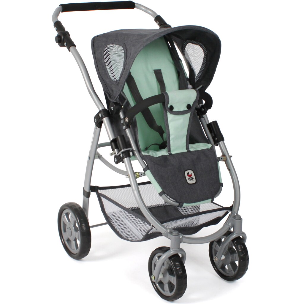 CHIC2000 Kombi-Puppenwagen »Emotion All In 3in1, Grau-Mint«