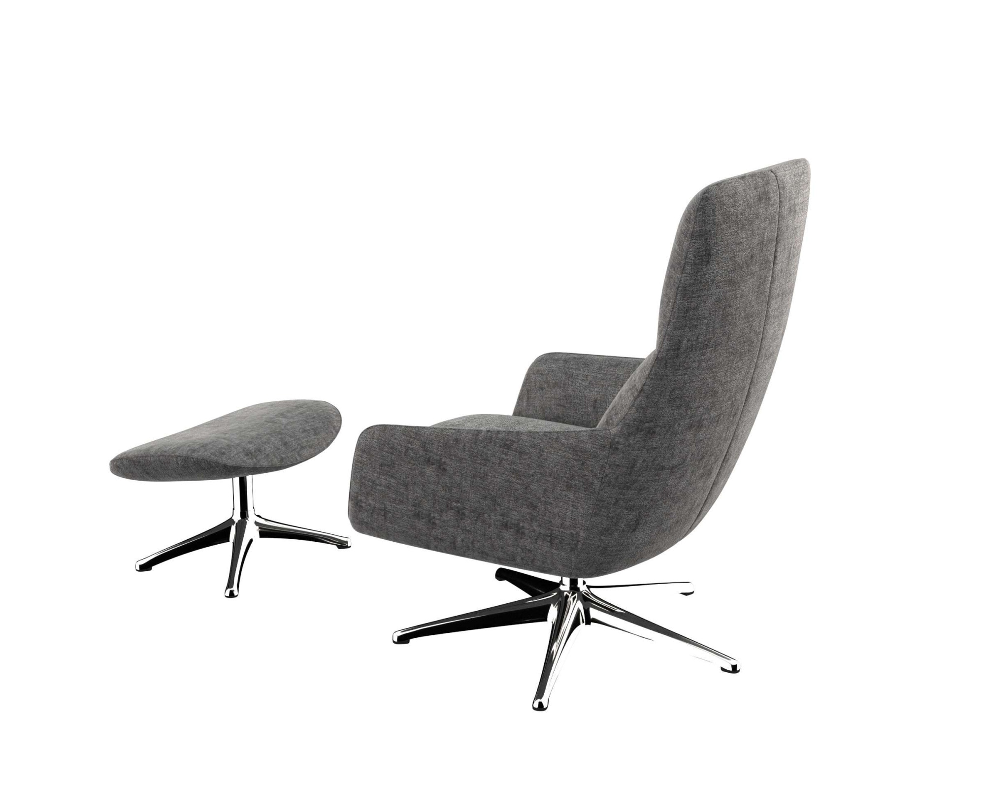 FLEXLUX Drehsessel »Marinella, Relaxsessel, TV-Loungesessel, Polstersessel,«, Liegefunktion, drehbar, Fuß Alu, OTTOs Choice