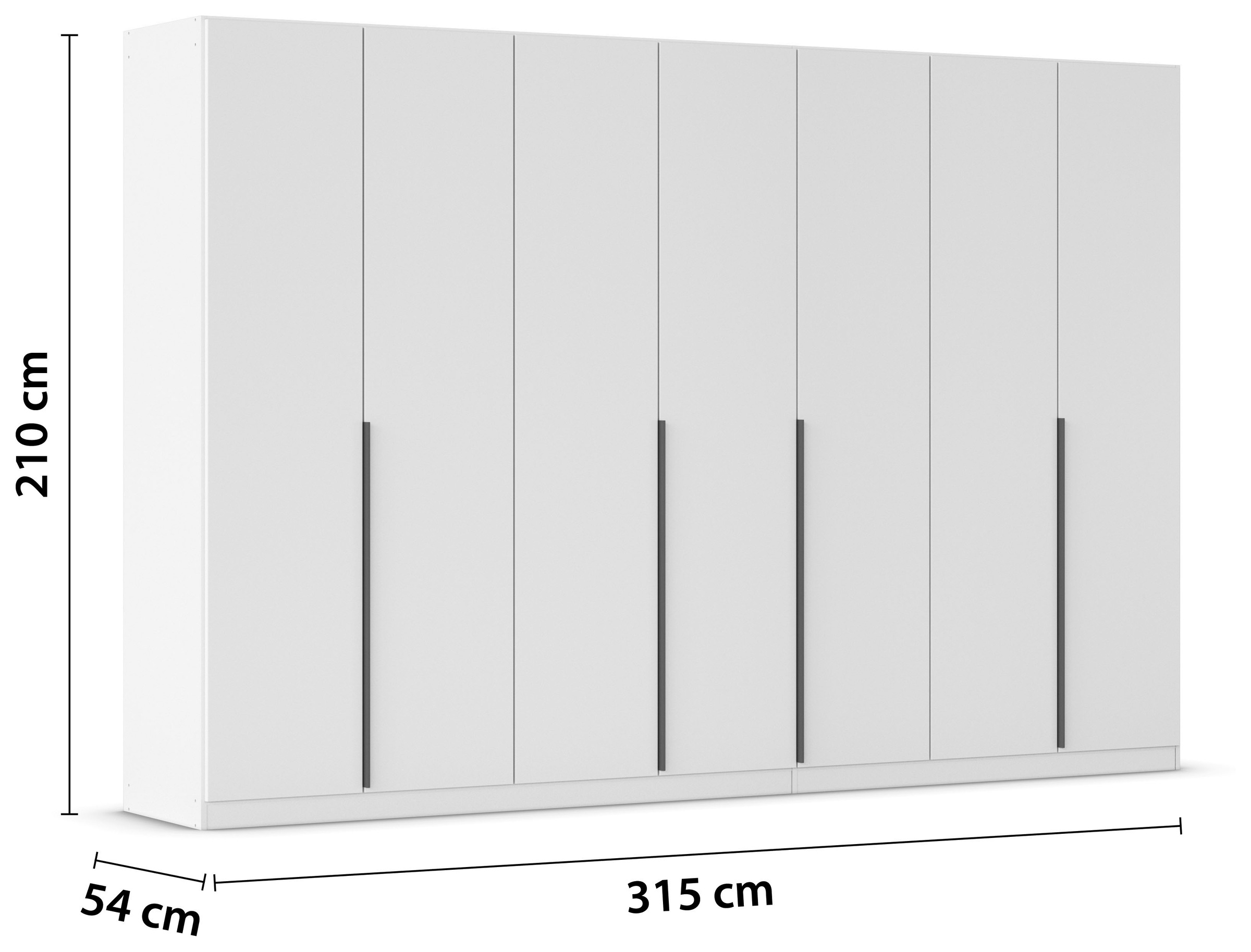 rauch Drehtürenschrank »Kleiderschrank Schrank Garderobe AGORDO TOPSELLER Schlafzimmer«, (in zwei Griff-Farben mit Dekor- oder Hochglanzfront), durchdachte Innenausstattung, in 6 Breiten und 2 Höhen MADE IN GERMANY