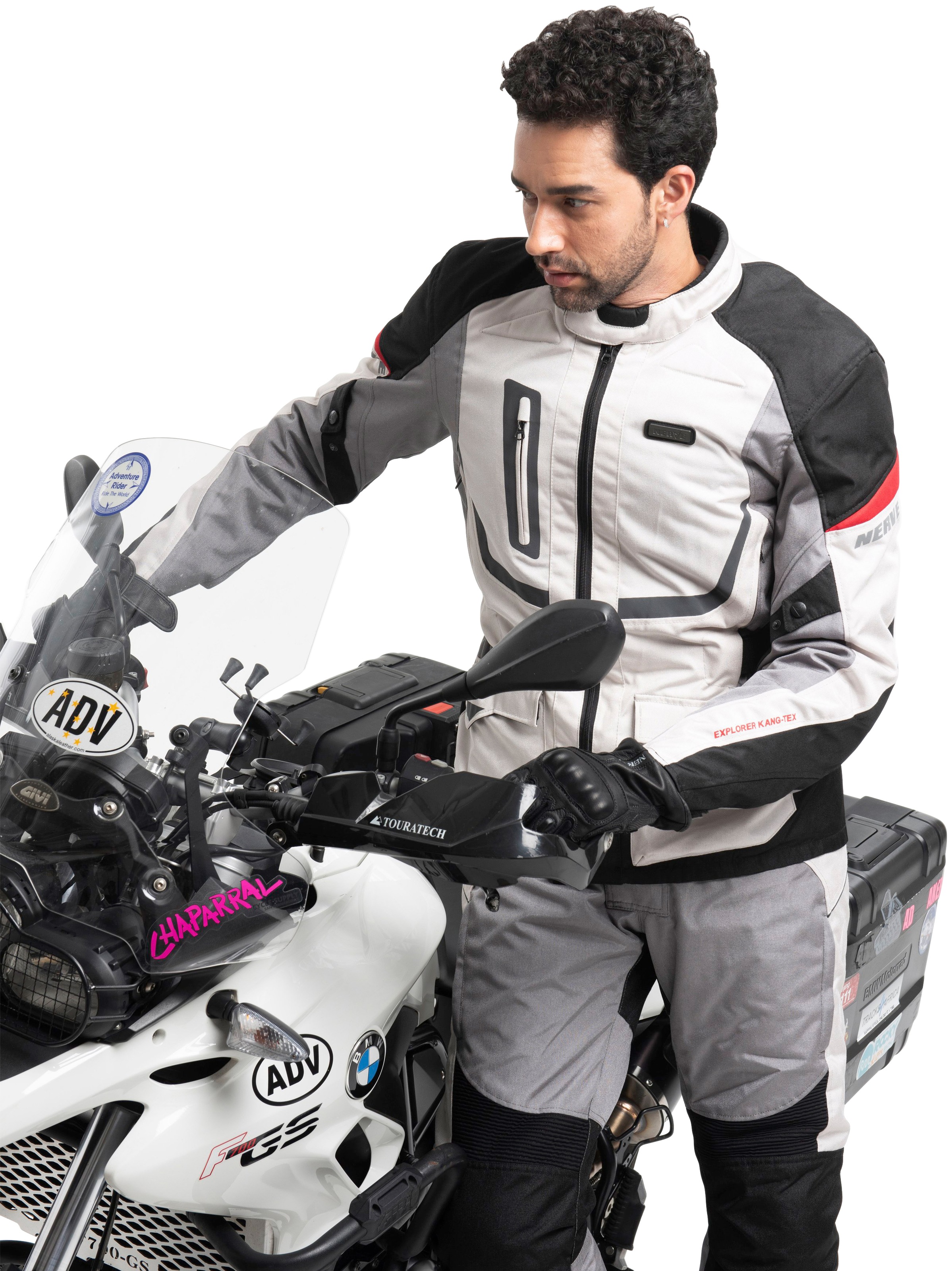 NERVE Motorradkombi »Outback«, (4 tlg.)