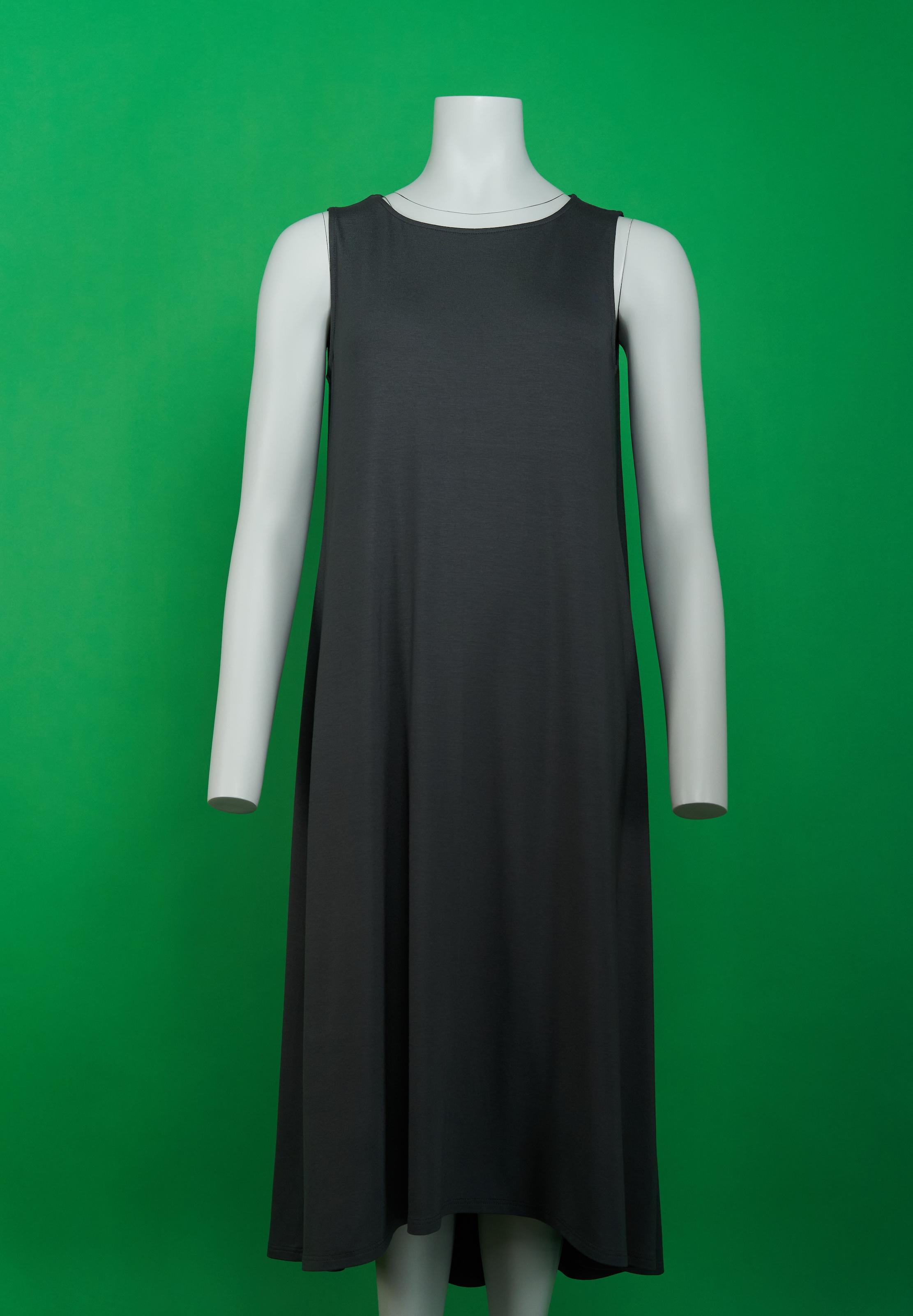 Seidel Moden Midikleid Ohne Taschen ärmellos, aus Viskose - MADE IN GERMANY