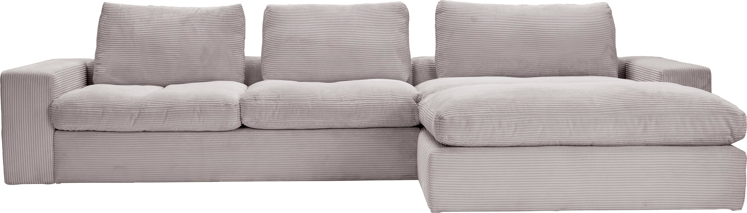 alina Ecksofa »Sandy«, mit Recamiere, in modernem Cordstoff