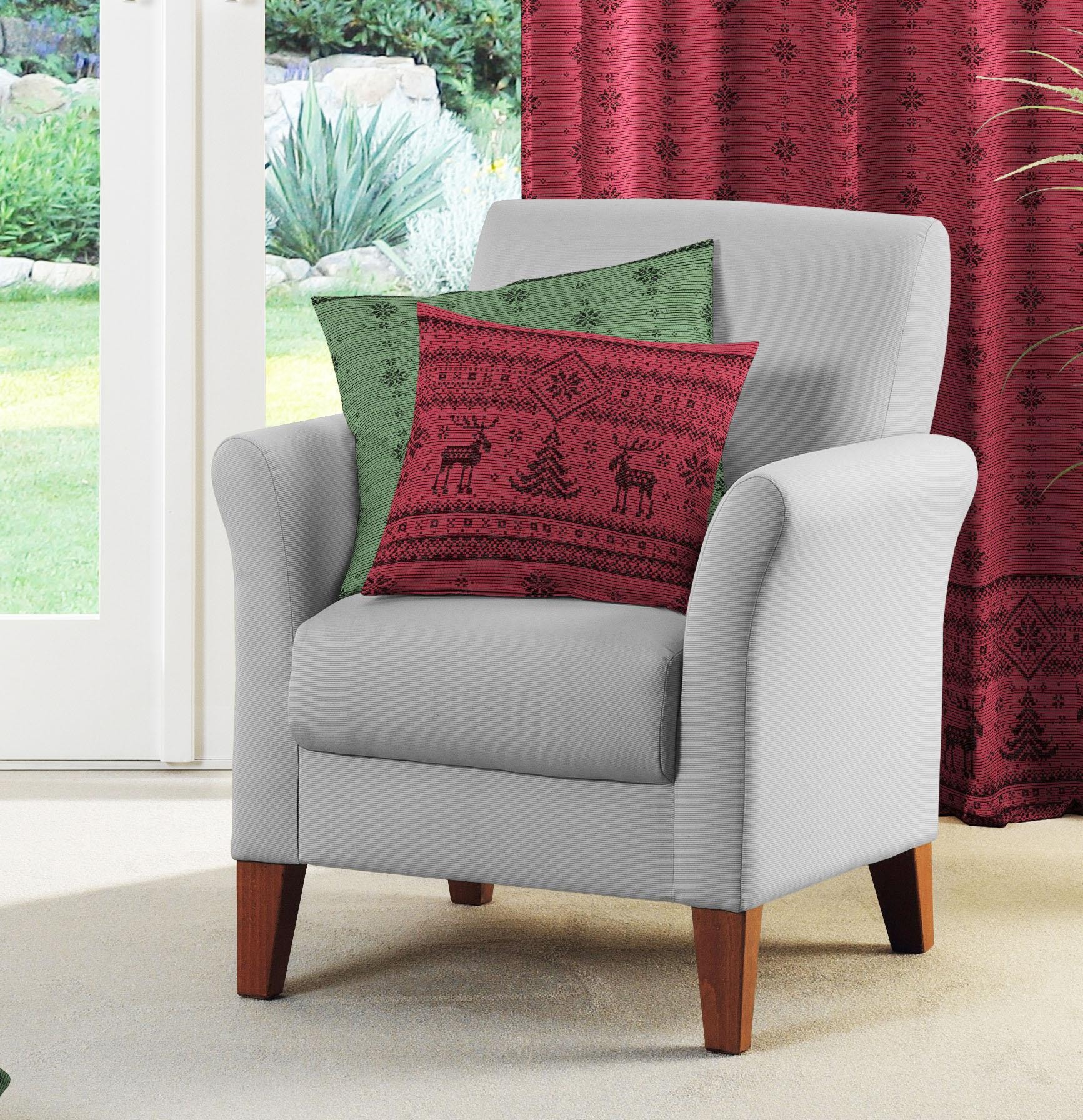 Wirth Dekokissen »Romo« Kissenhülle ohne Füllung, 2 Stück